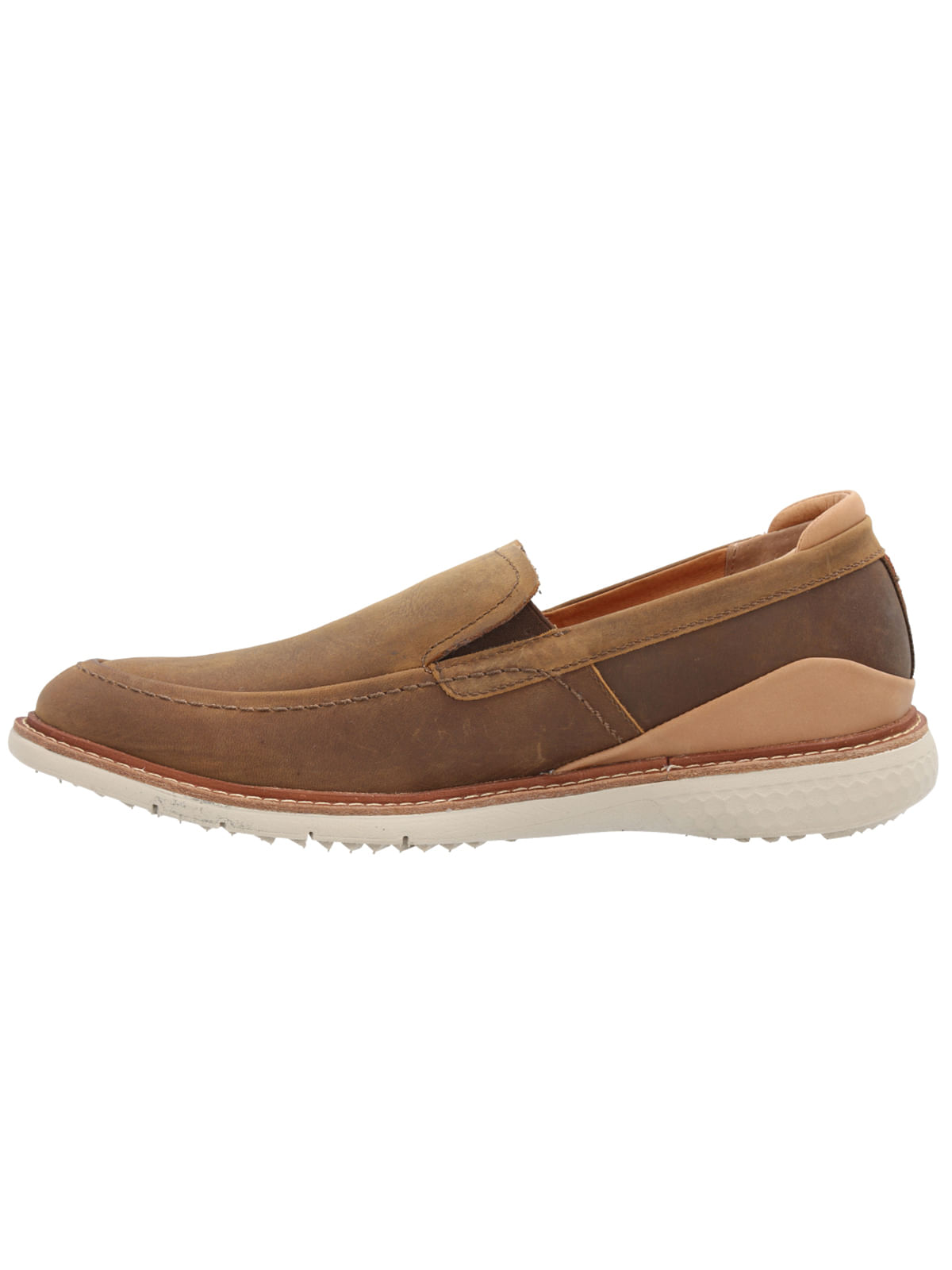 Mocasín Cuero Hombre Marke Café Rockford