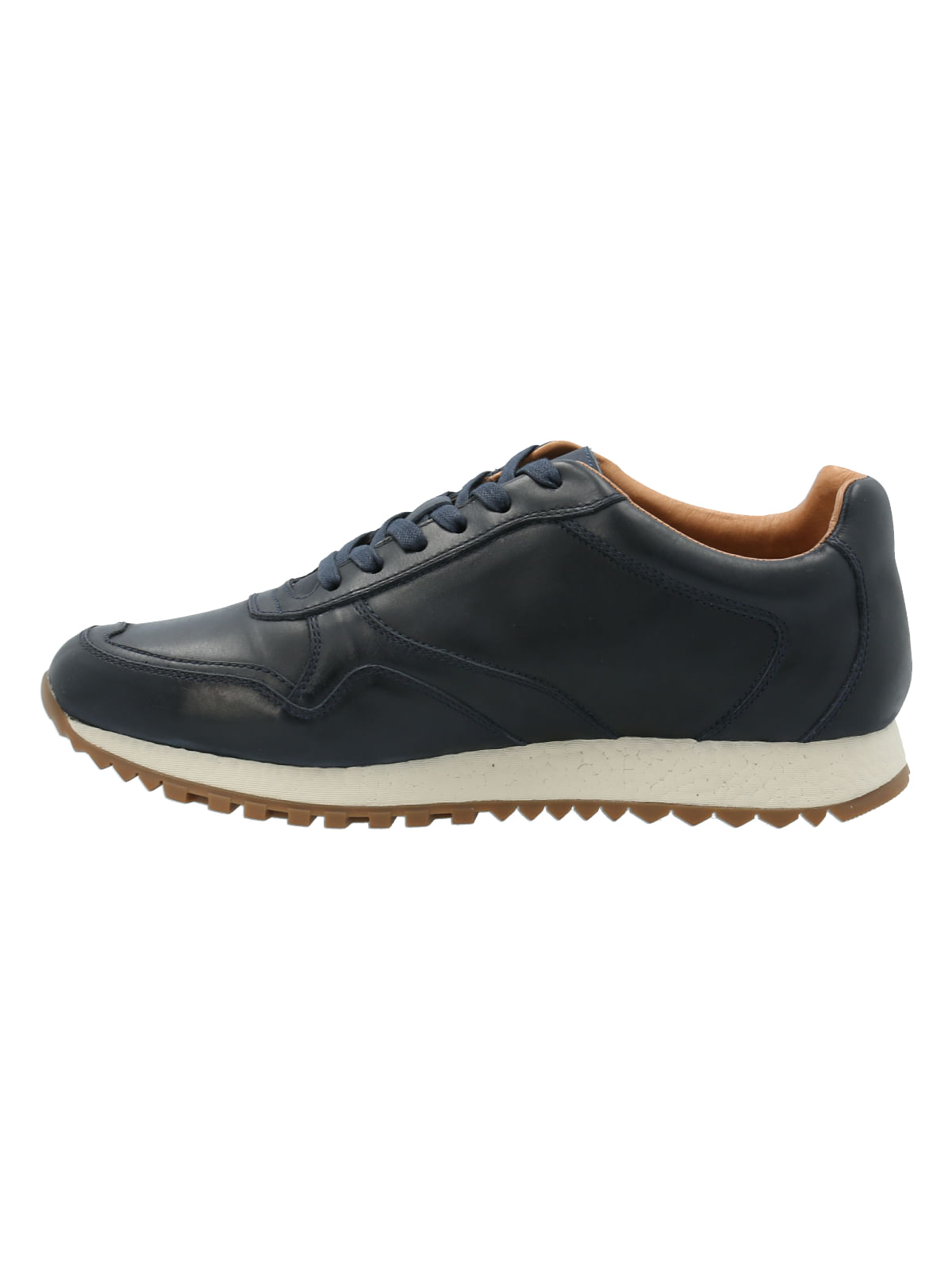 Zapatilla Cuero Hombre Fleir Azul Rockford