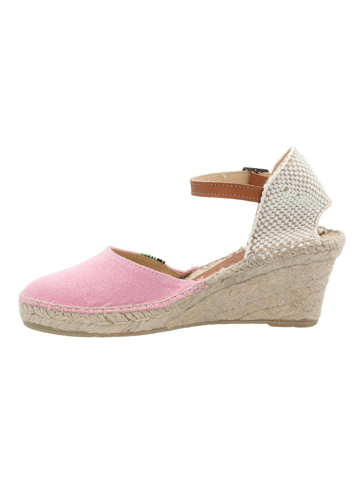 Alpargata Algodón Orgánico Mujer Monforte Rosado Rockford