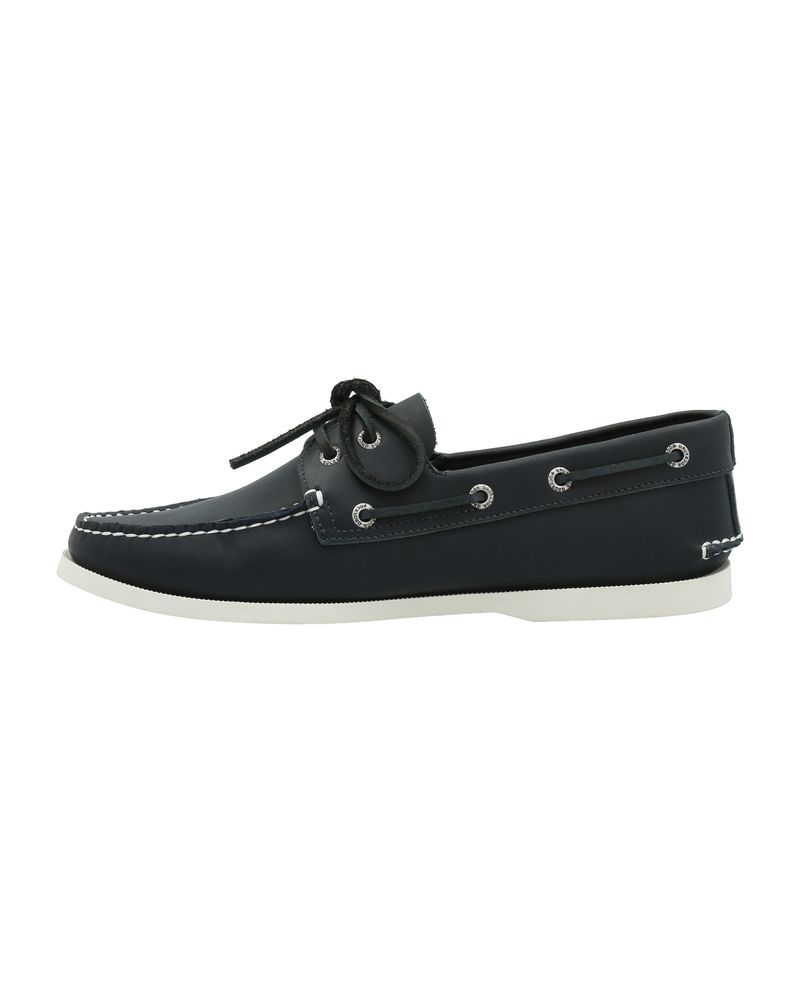 Mocasin-Cuero-Hombre-Boat-Azul-Rockford