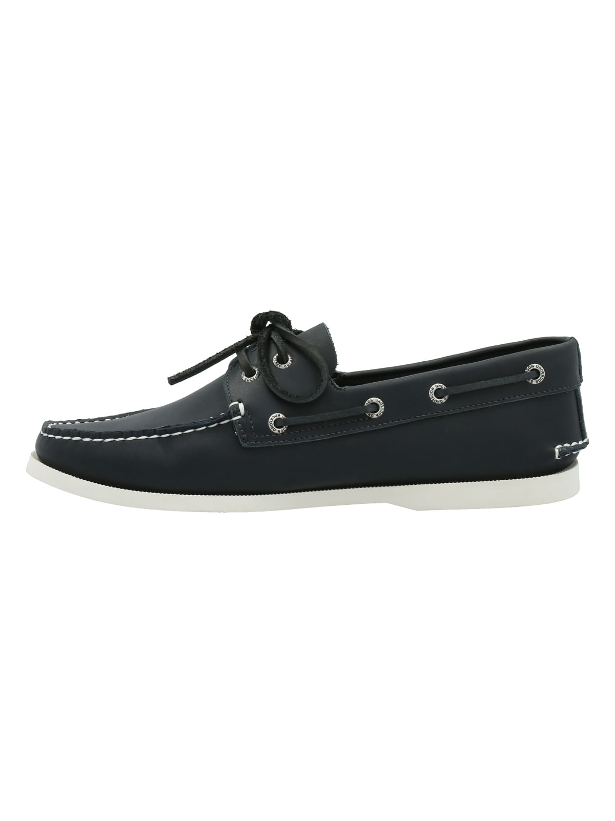 Mocasín Cuero Hombre Boat Azul Rockford