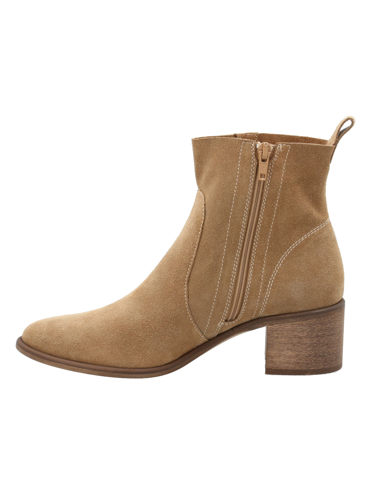 Botín Cuero Mujer Euphonia Beige Rockford