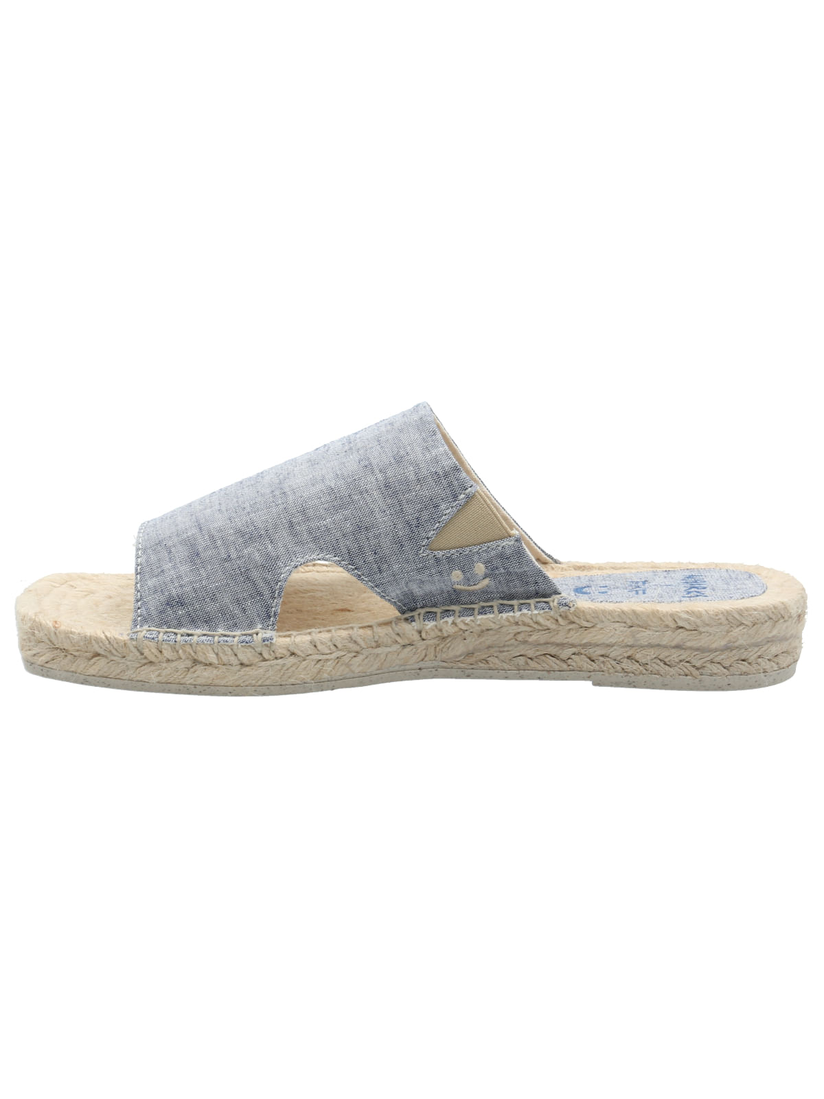 Sandalia Lino Mujer Marini Azul Rockford