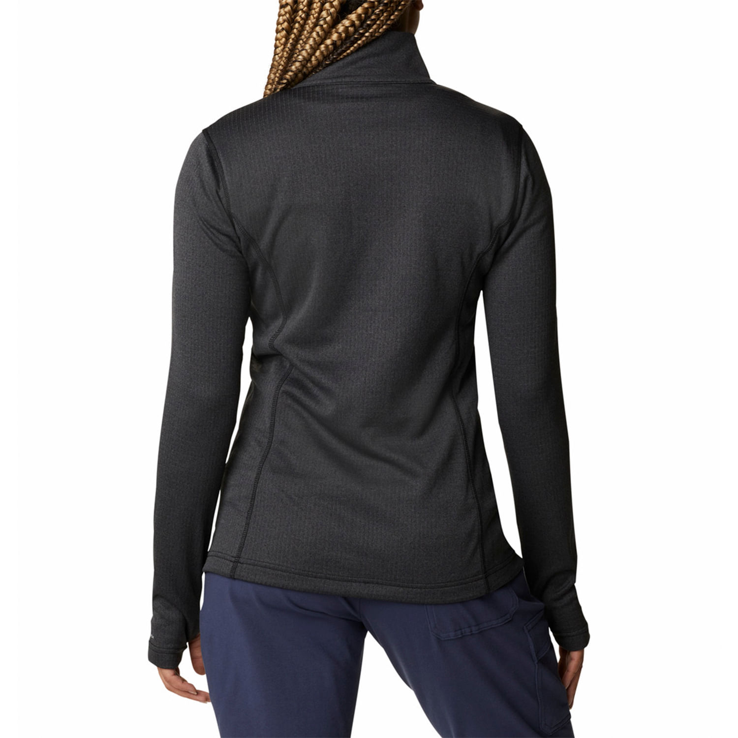 Polar Mujer W Park View Grid Full Zip Negro Columbia