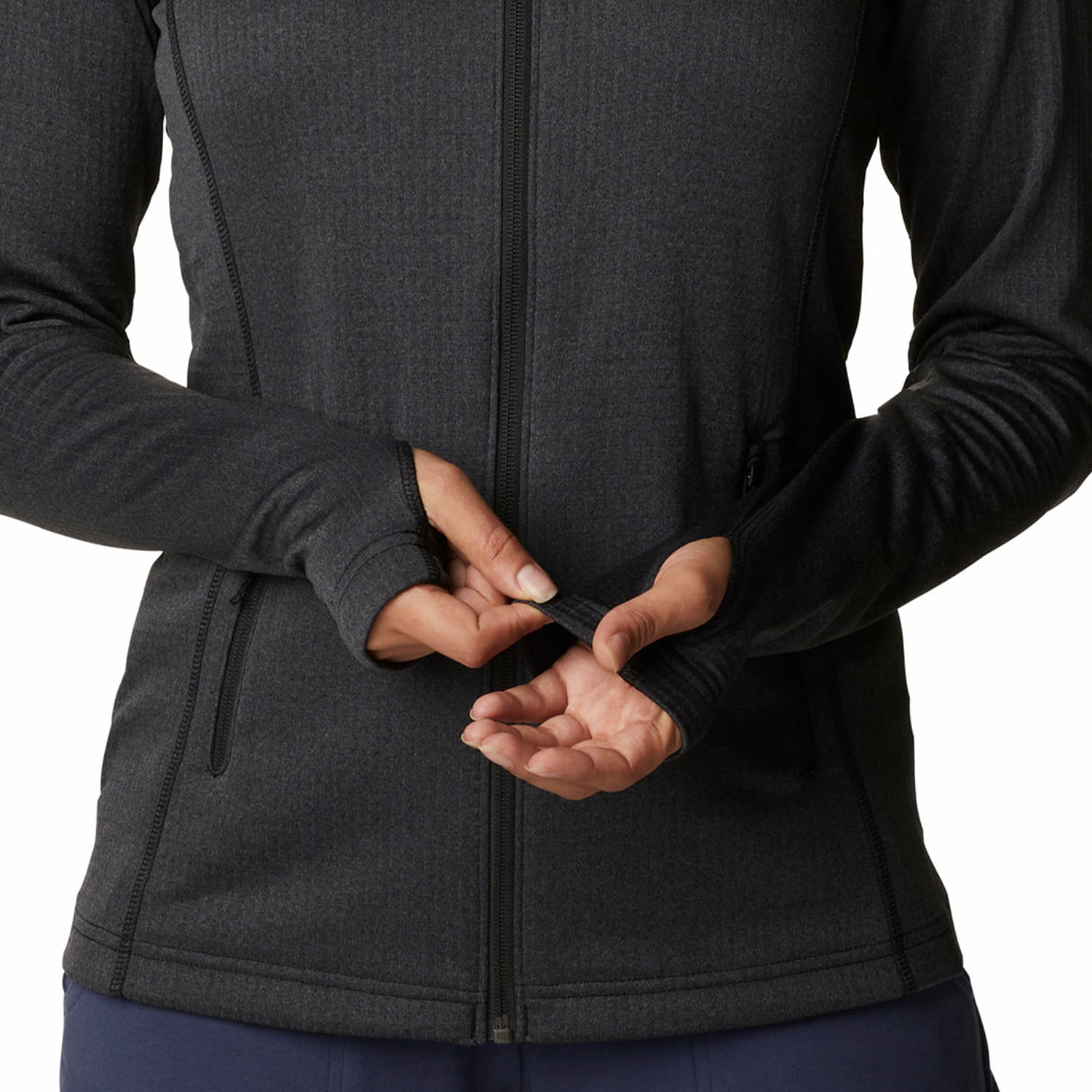 Polar Mujer W Park View Grid Full Zip Negro Columbia