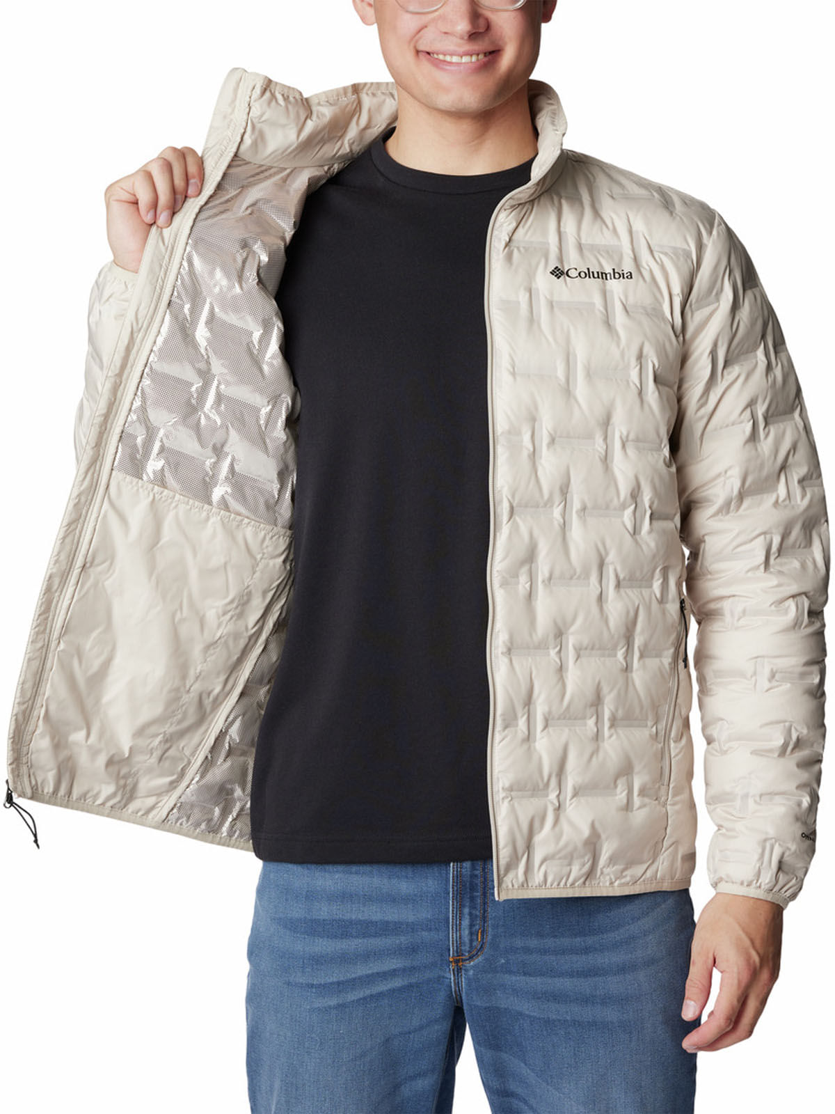 Parka Hombre Delta Ridge II Down Beige Columbia