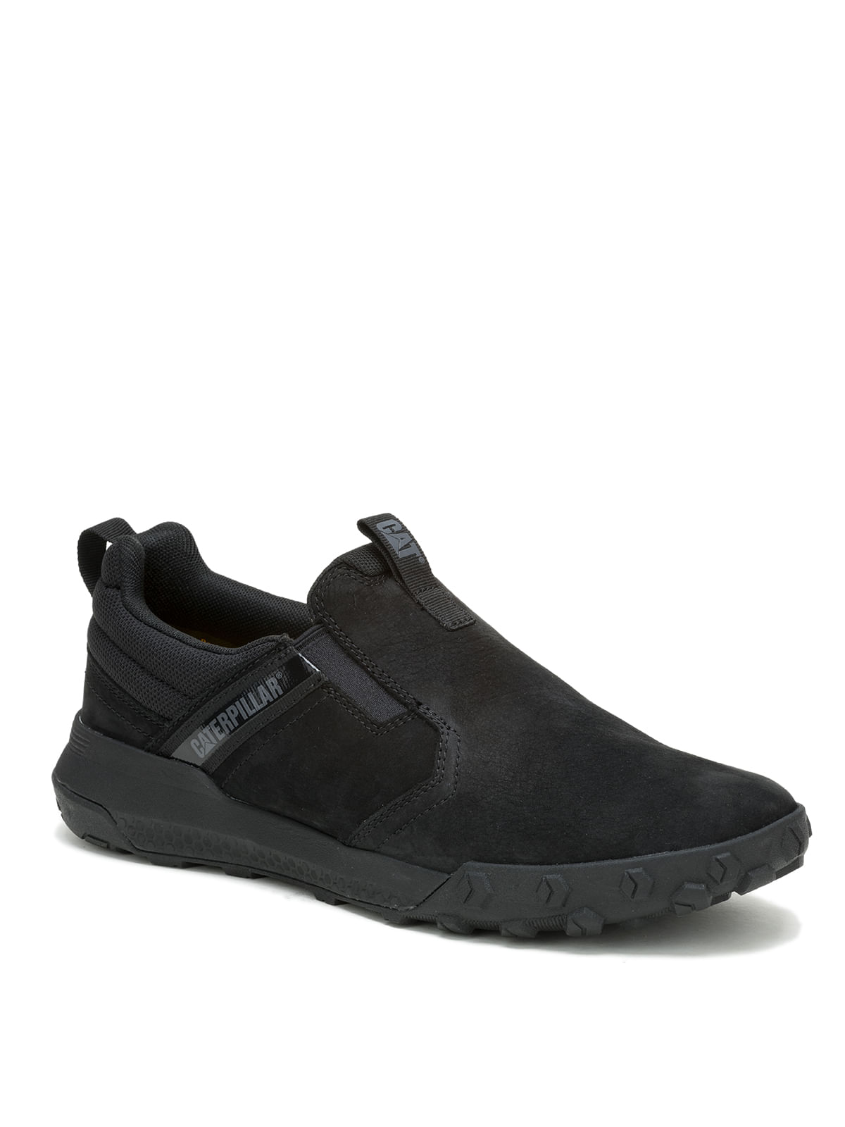 Slip On Cuero Hombre Hex Ready Negro Cat