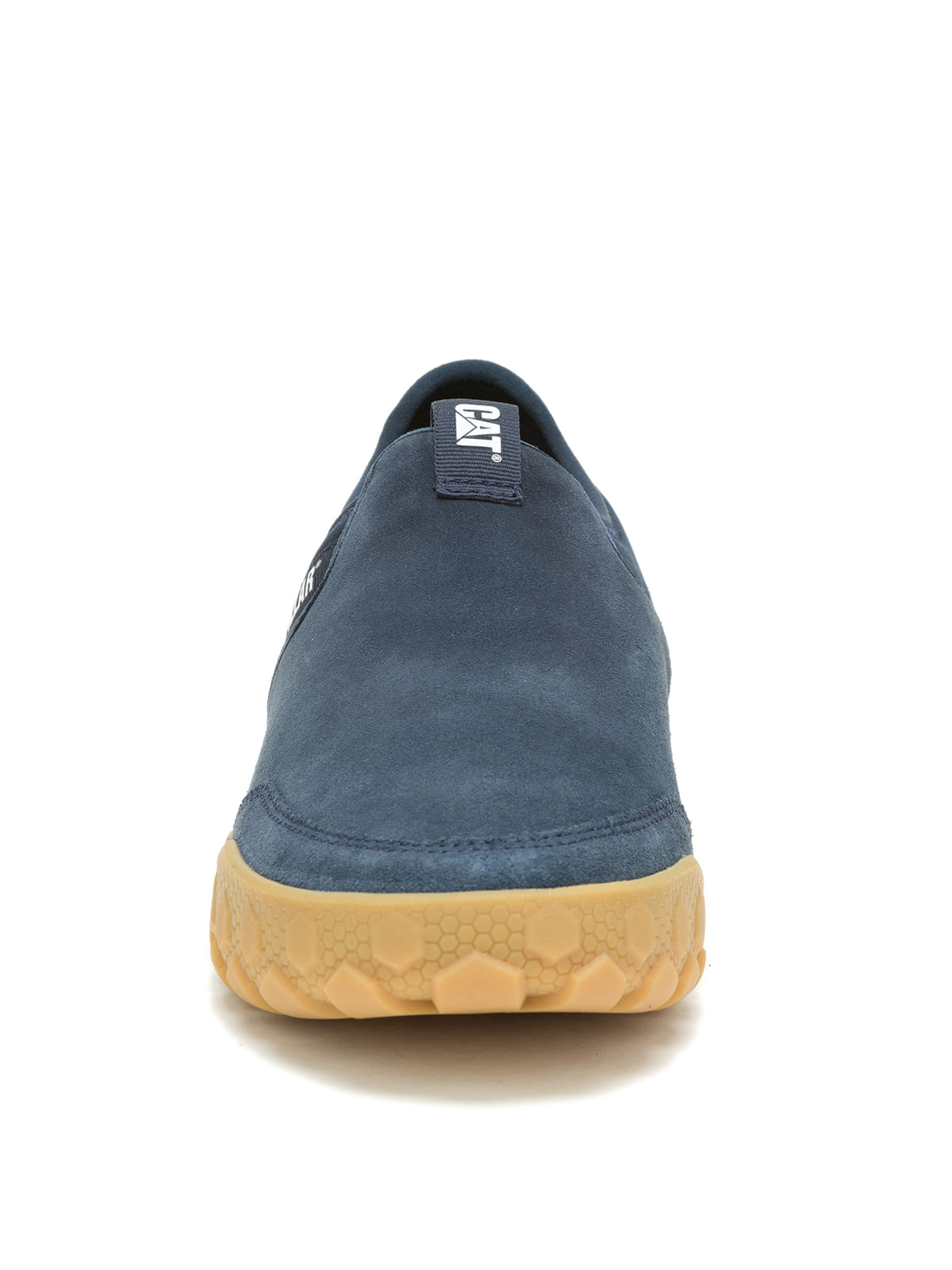 Slip On Gamuza Hombre Hex + Azul Marino Cat