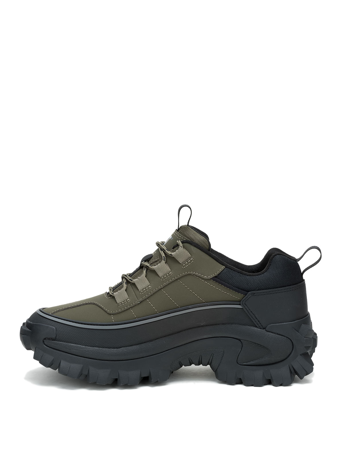 Zapatilla Casual Mujer Intruder Galosh 2.0 Lo Waterproof Verde Oliva Cat
