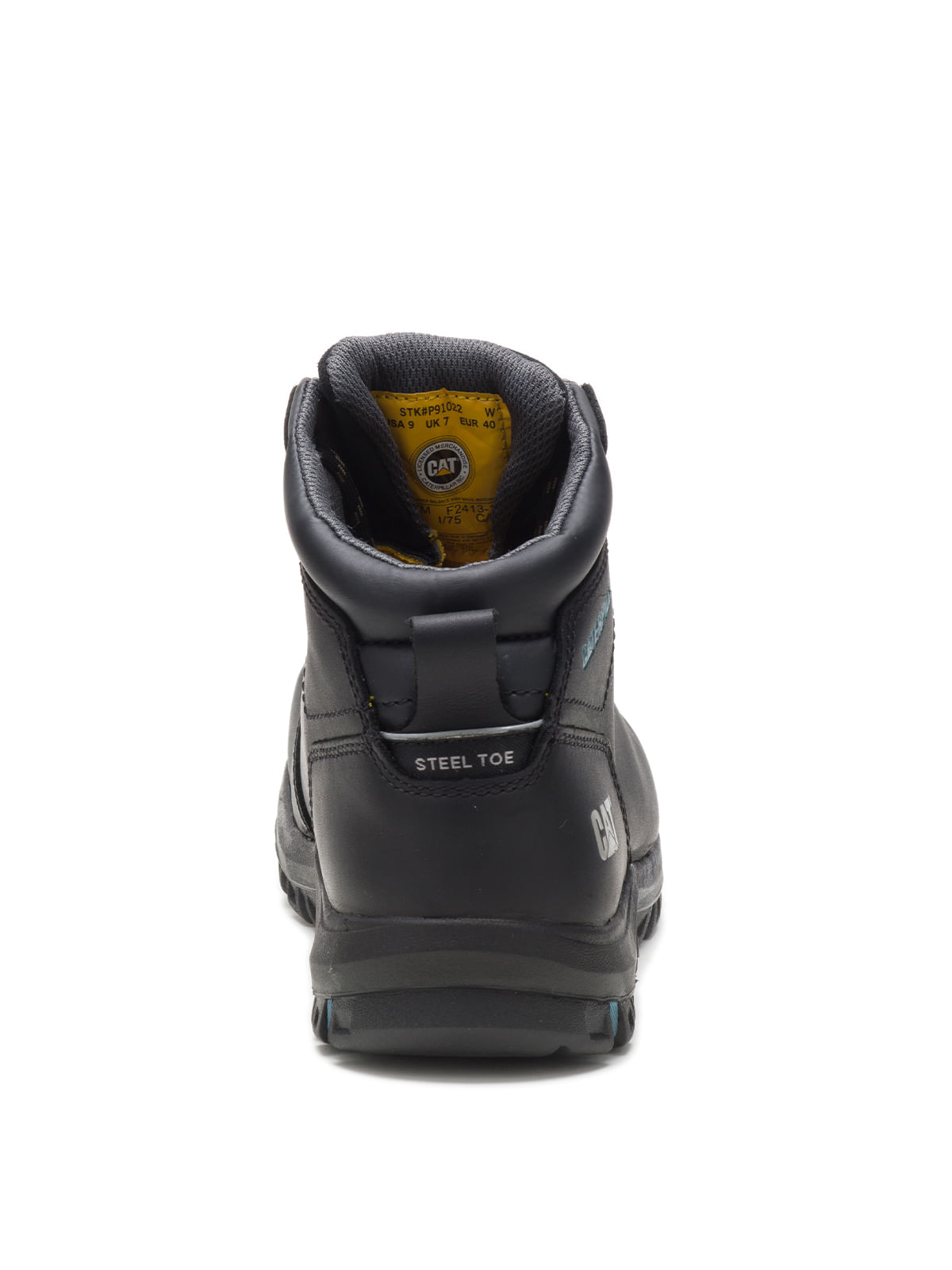 Botín Industrial Mujer Mae ST Waterproof Negro Cat