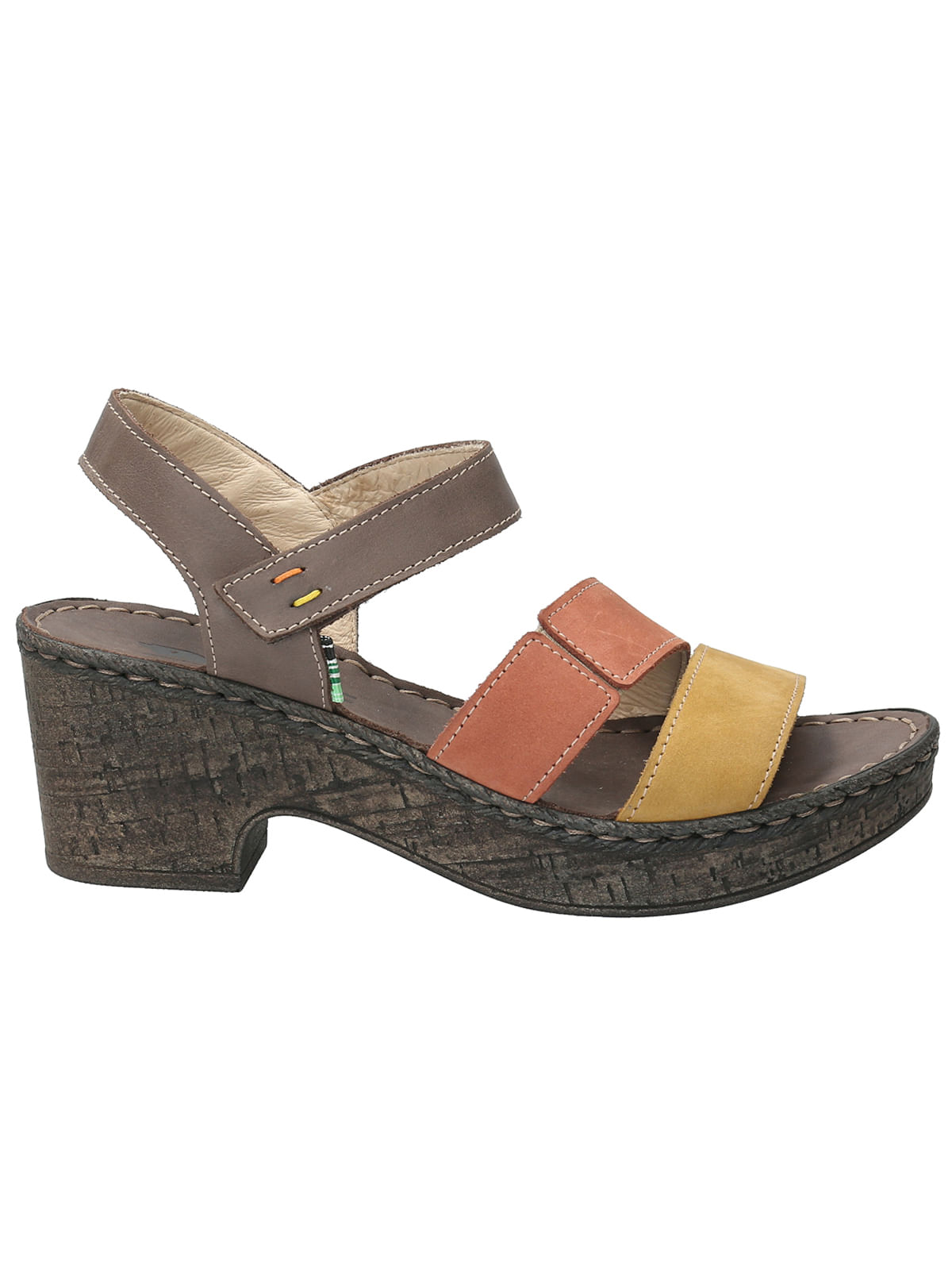 Sandalia Cuero Mujer Whitehaven Multicolor Rockford