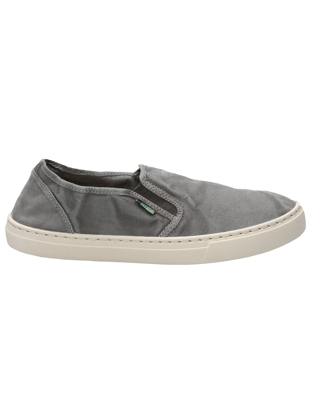 Zapatilla Algodón Orgánico Hombre Kea Gris Oscuro Rockford