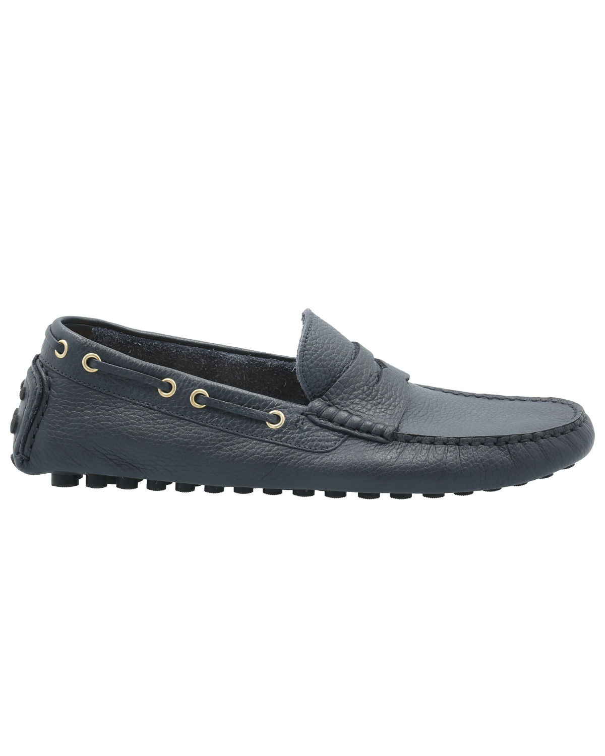 Mocasín Cuero Hombre Damiano Azul Rockford