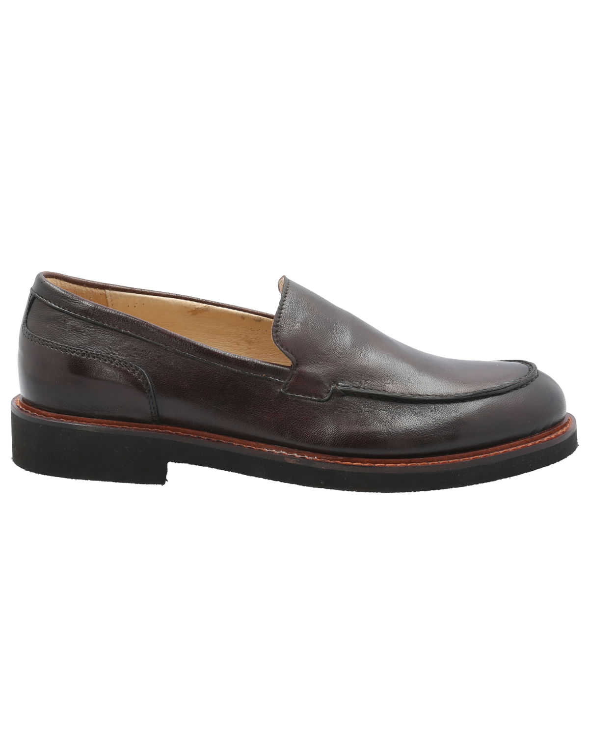 Mocasín Cuero Hombre Seprio Café Rockford