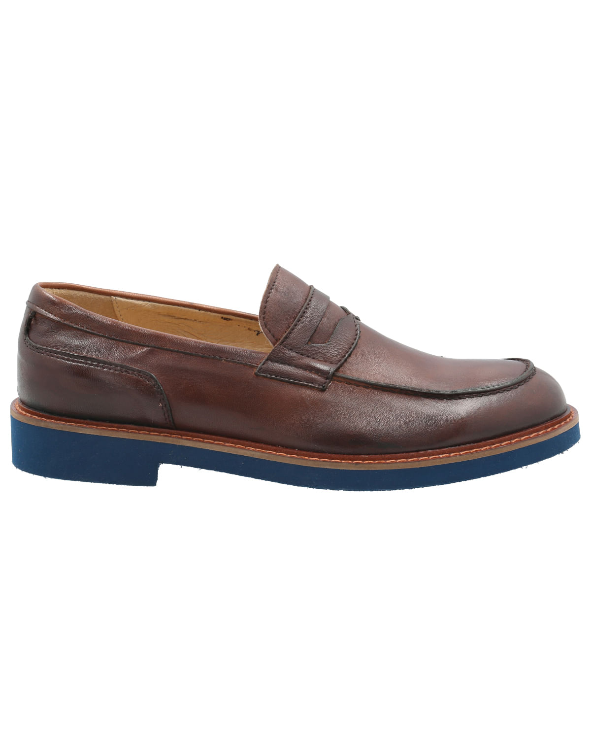 Mocasín Cuero Hombre Tasso Café Rockford