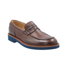 Mocasín Cuero Hombre Tasso Café Rockford