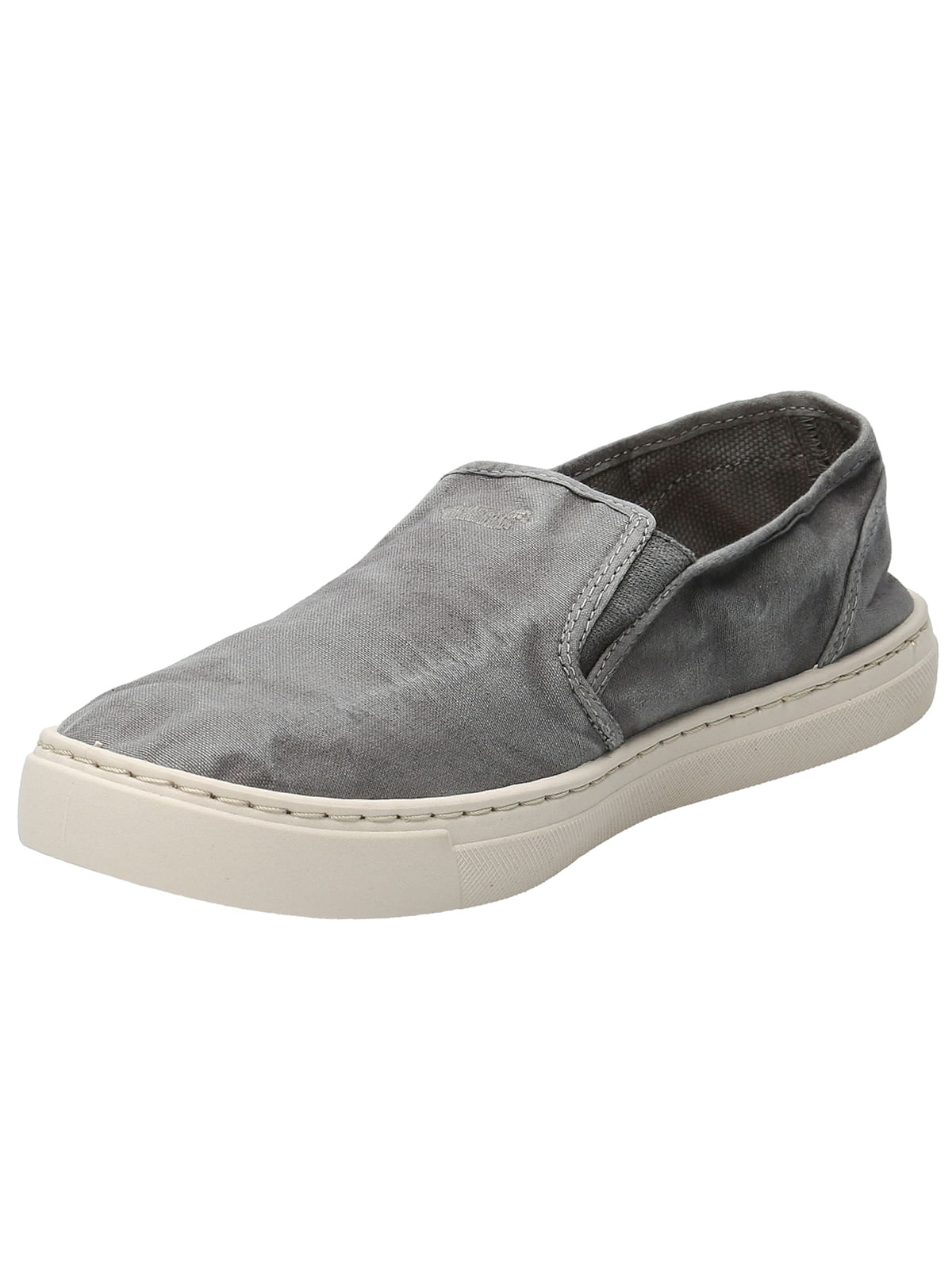 Zapatilla Algodón Orgánico Hombre Kea Gris Oscuro Rockford