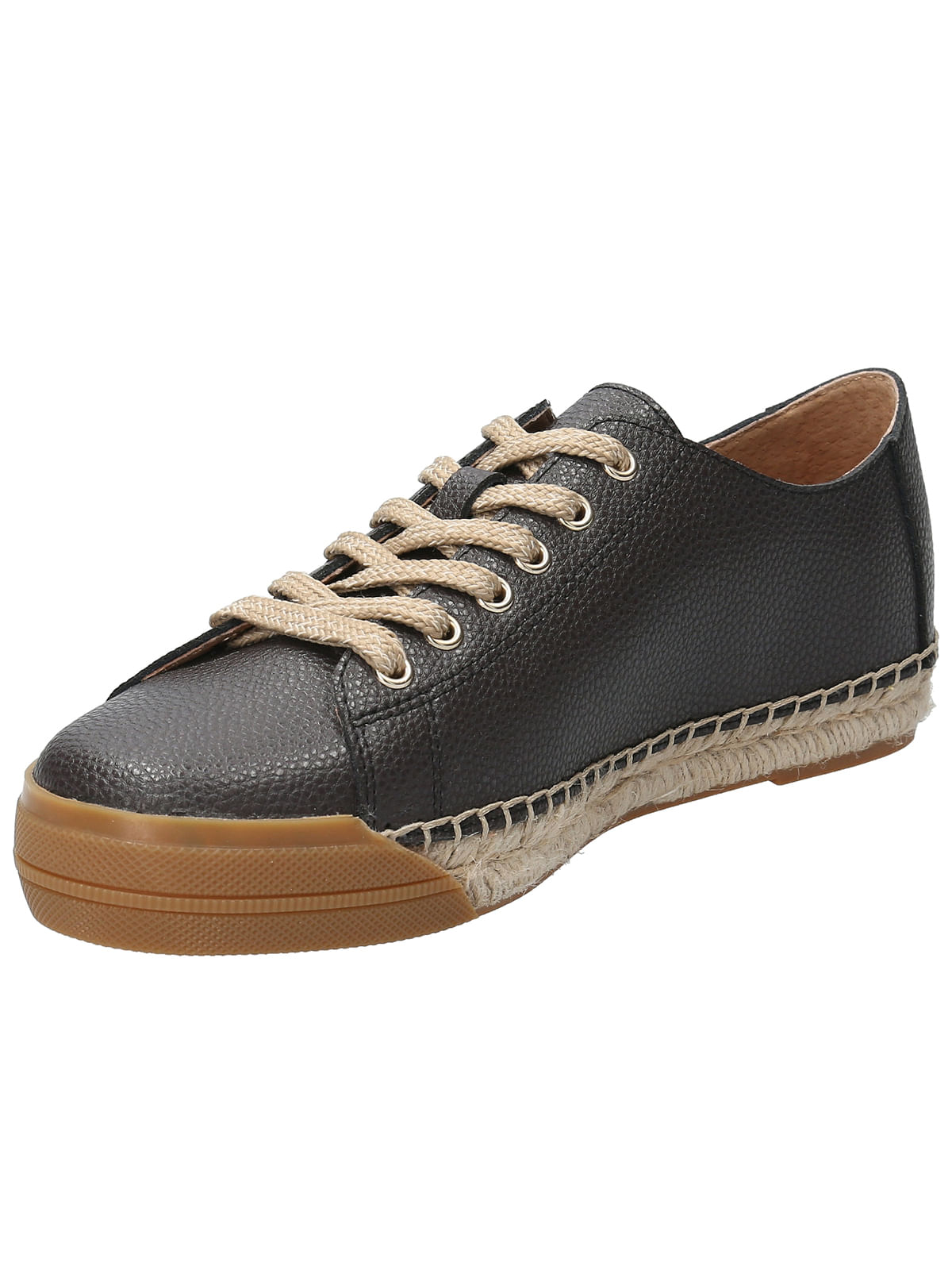 Zapatilla Cuero Mujer Fontaine Gris Oscuro Rockford