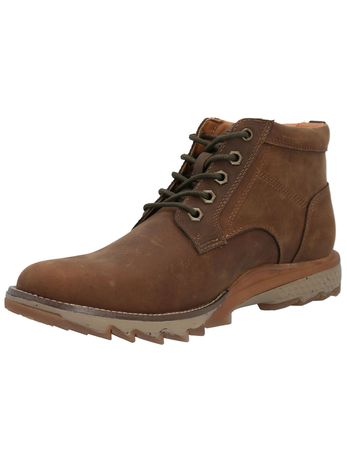 Botín Cuero Hombre Arvon Café Rockford