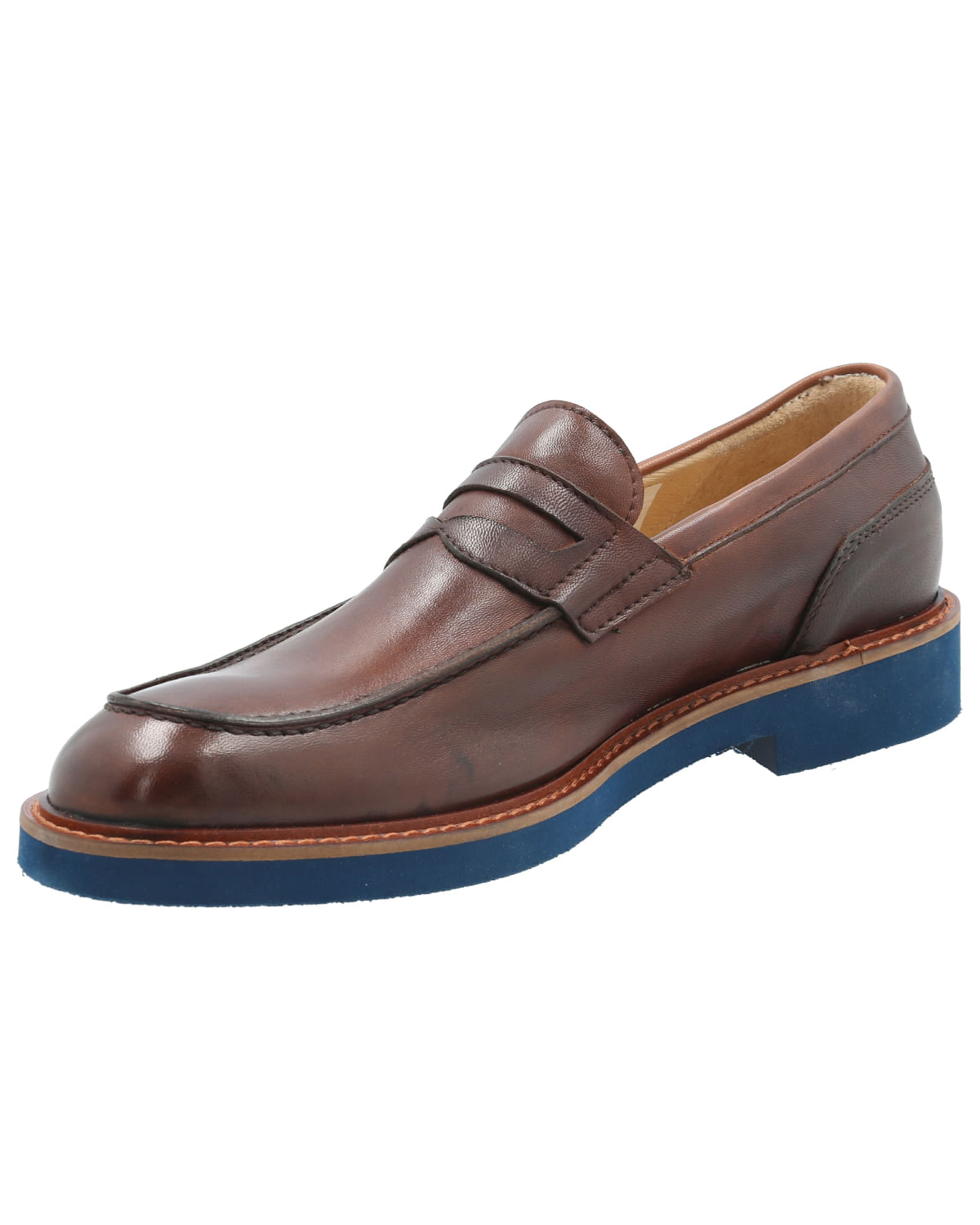 Mocasín Cuero Hombre Tasso Café Rockford