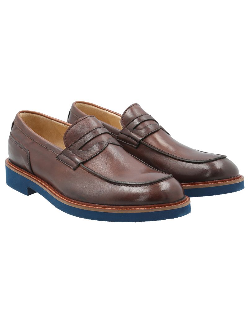 Mocasin-Cuero-Hombre-Tasso-Cafe-Rockford