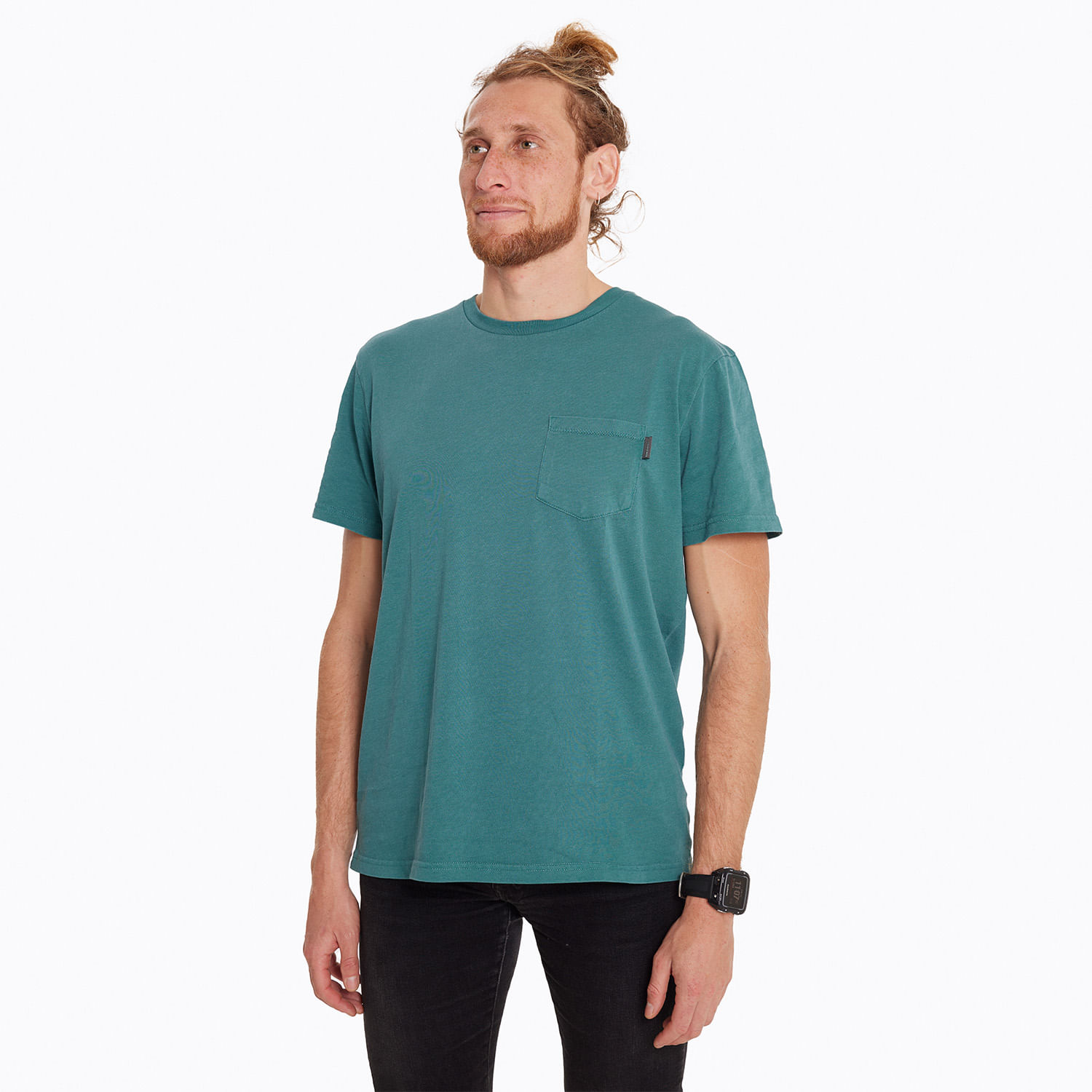 Polera Hombre Colorado Verde Merrell