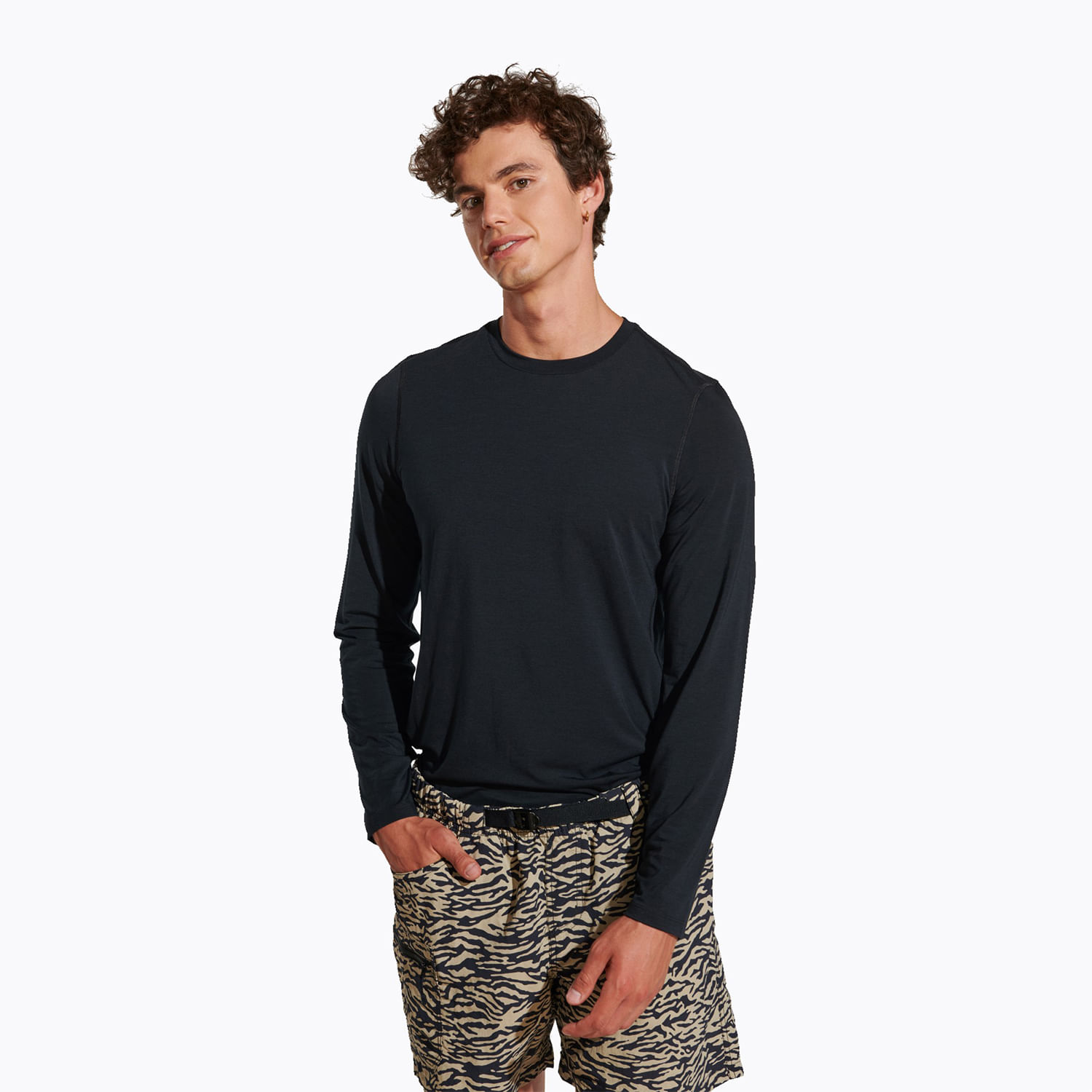 Polera Hombre Everyday With Tencel Negro Merrell