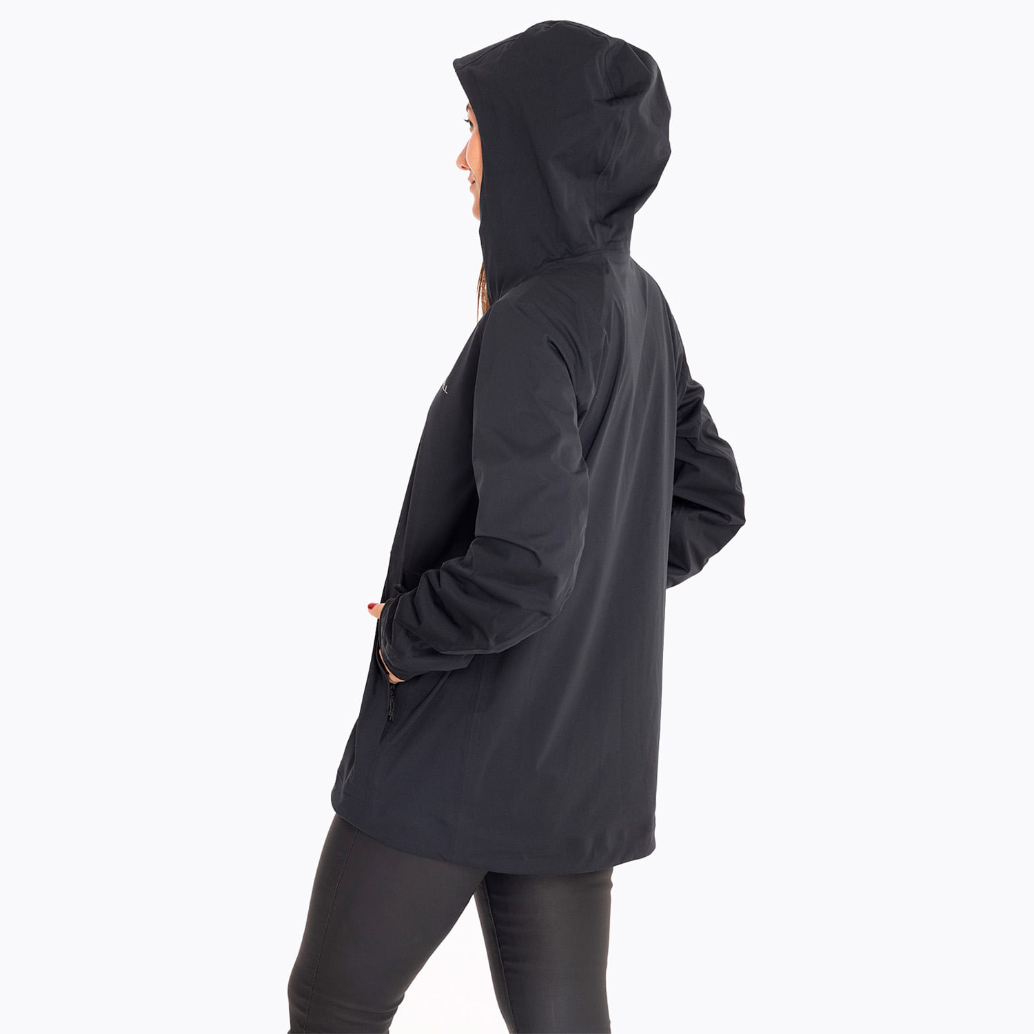 Impermeable Mujer Whisper Rain Shell Negro Merrell