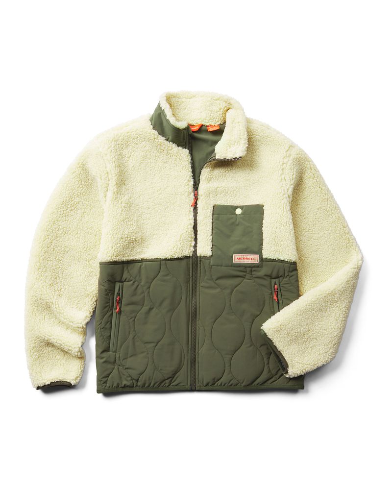 Polar-Hombre-Sherpa-Mixup-Jacket-Amarillo-Merrell