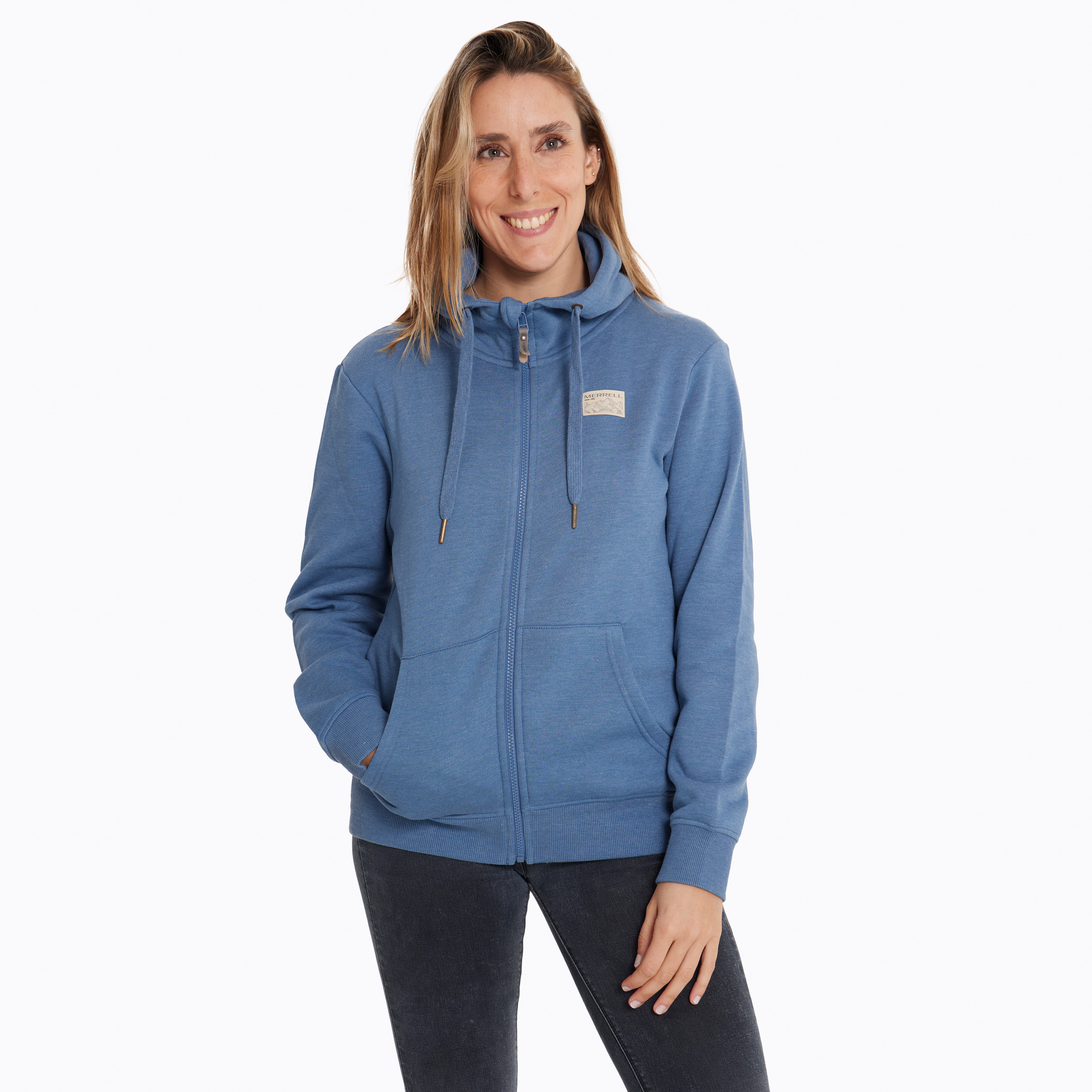 Poleron Mujer Merced Sweatshirt Azul Merrell