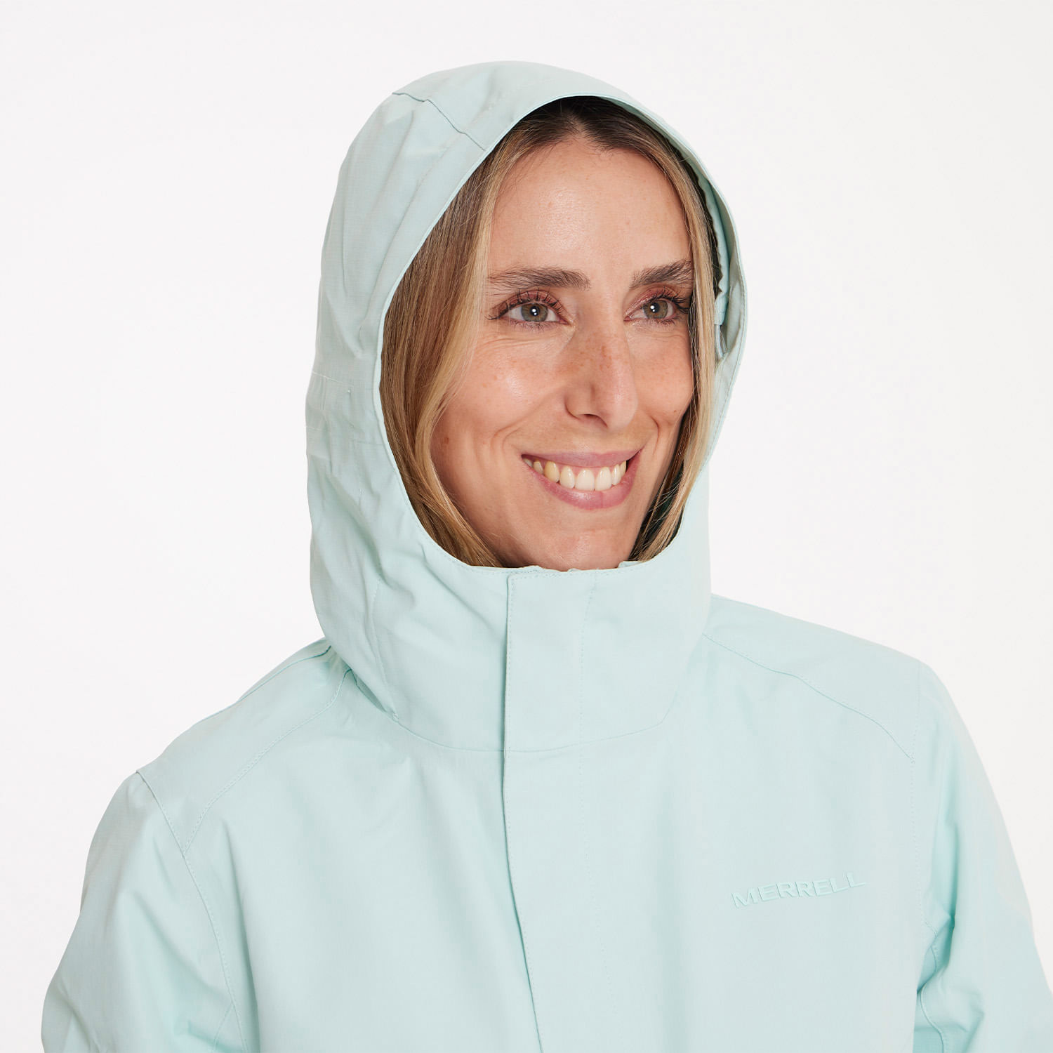 Chaqueta Mujer Salinas Hardshell Celeste Merrell
