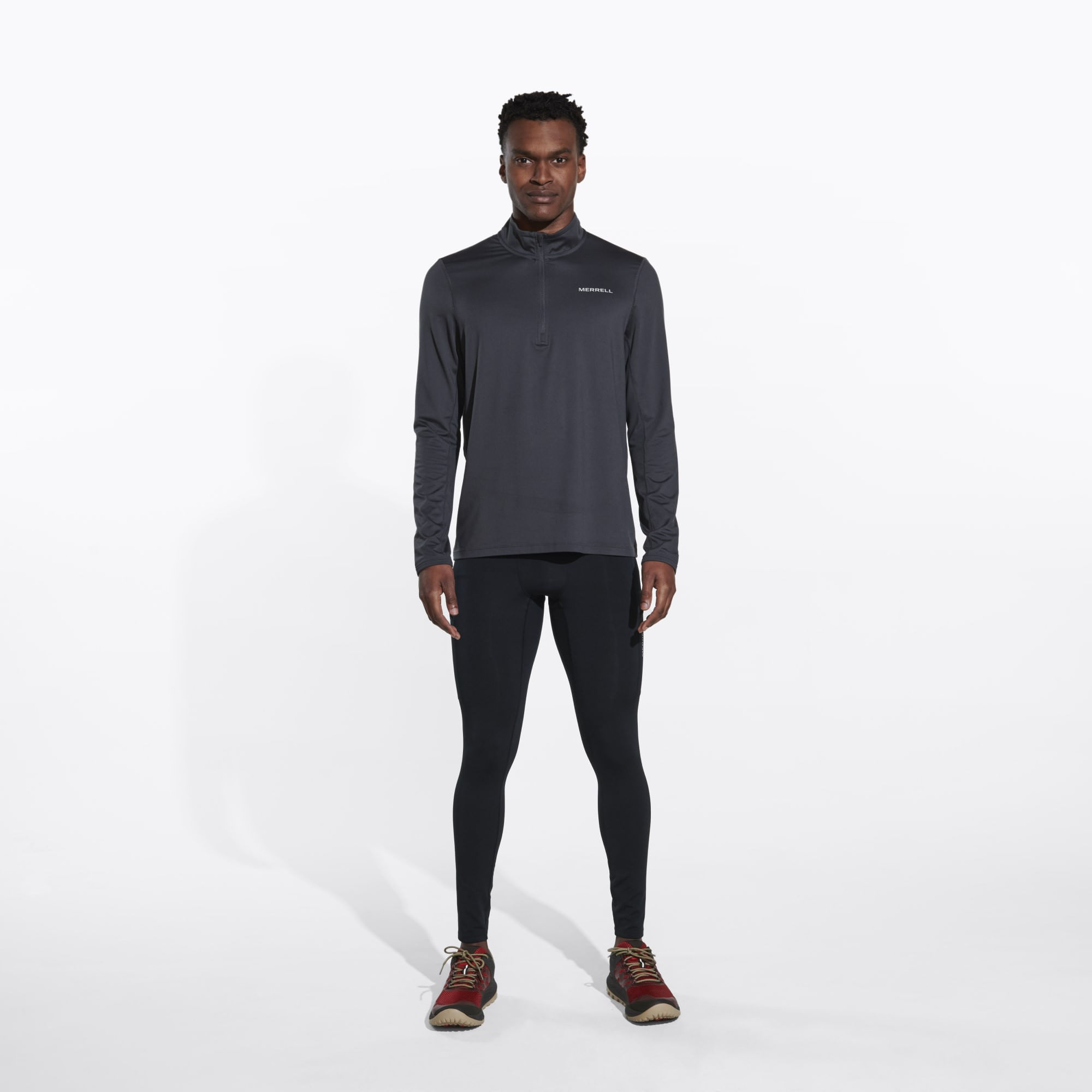 Poleron Hombre Betatherm 1/4 Zip Negro Merrell