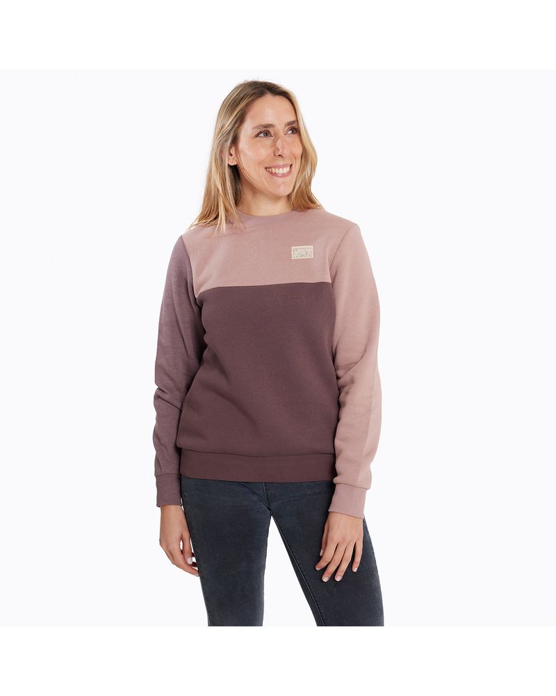 Poleron-Mujer-Smith-Sweatshirt-Rosado-Merrell