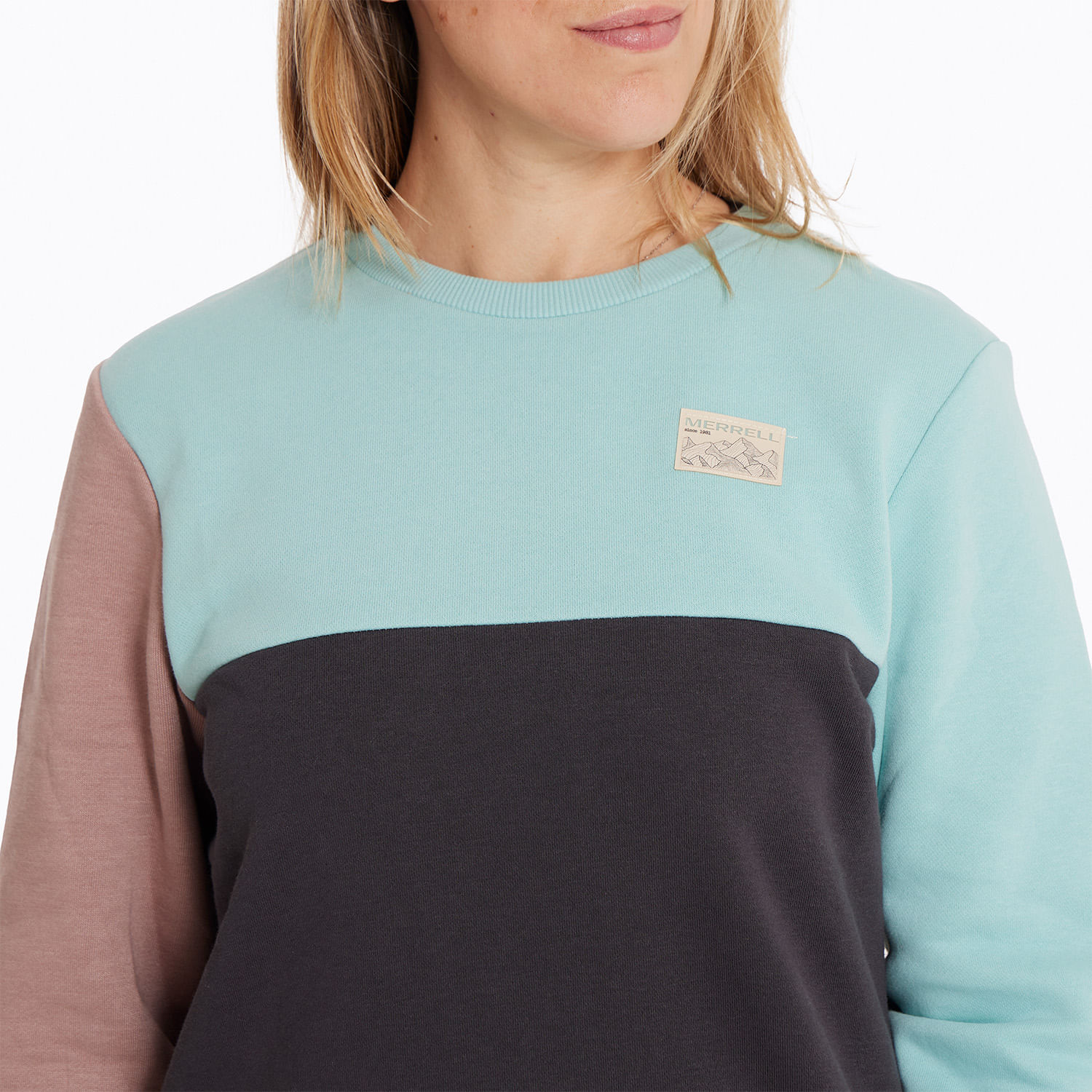 Poleron Mujer Smith Sweatshirt Celeste Merrell