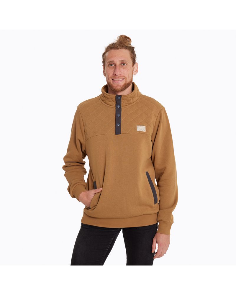 Poleron-Hombre-Stone-Sweatshirt-Mostaza-Merrell