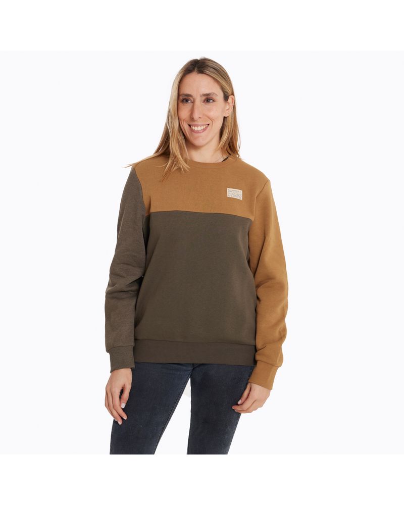 Poleron-Mujer-Smith-Sweatshirt-Mostaza-Merrell