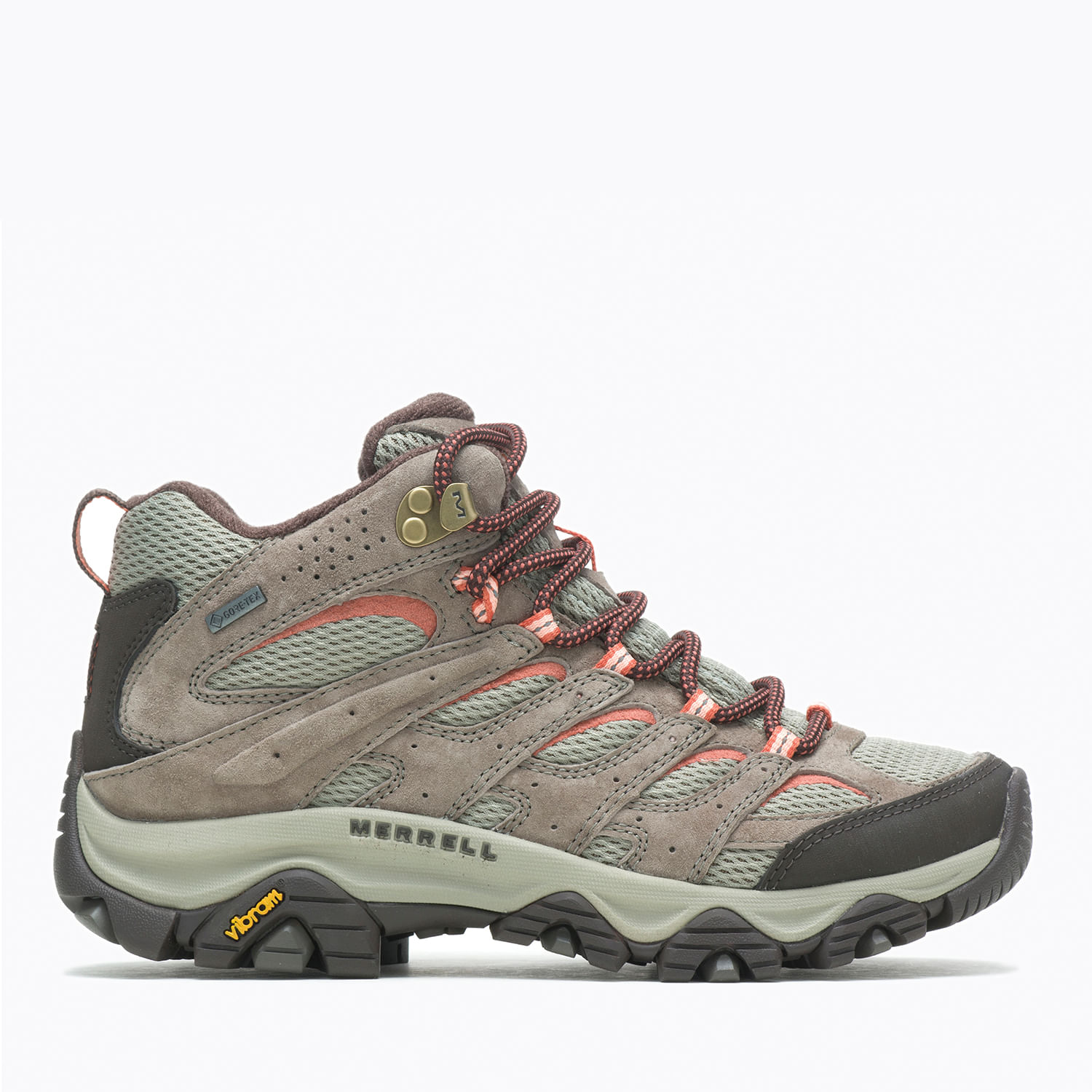 Botin Mujer Moab 3 Mid Gore-Tex Café Claro Merrell
