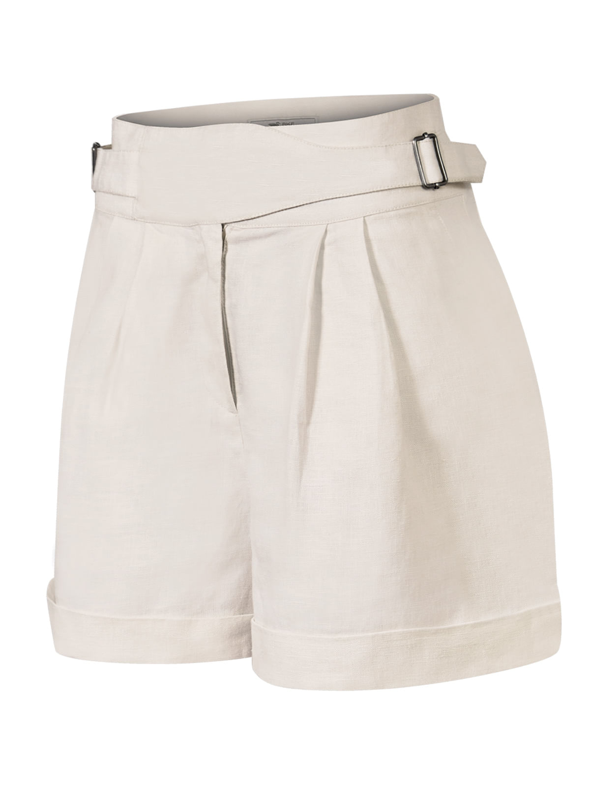 Short Lino Orgánico Mujer Anoum Beige Rockford
