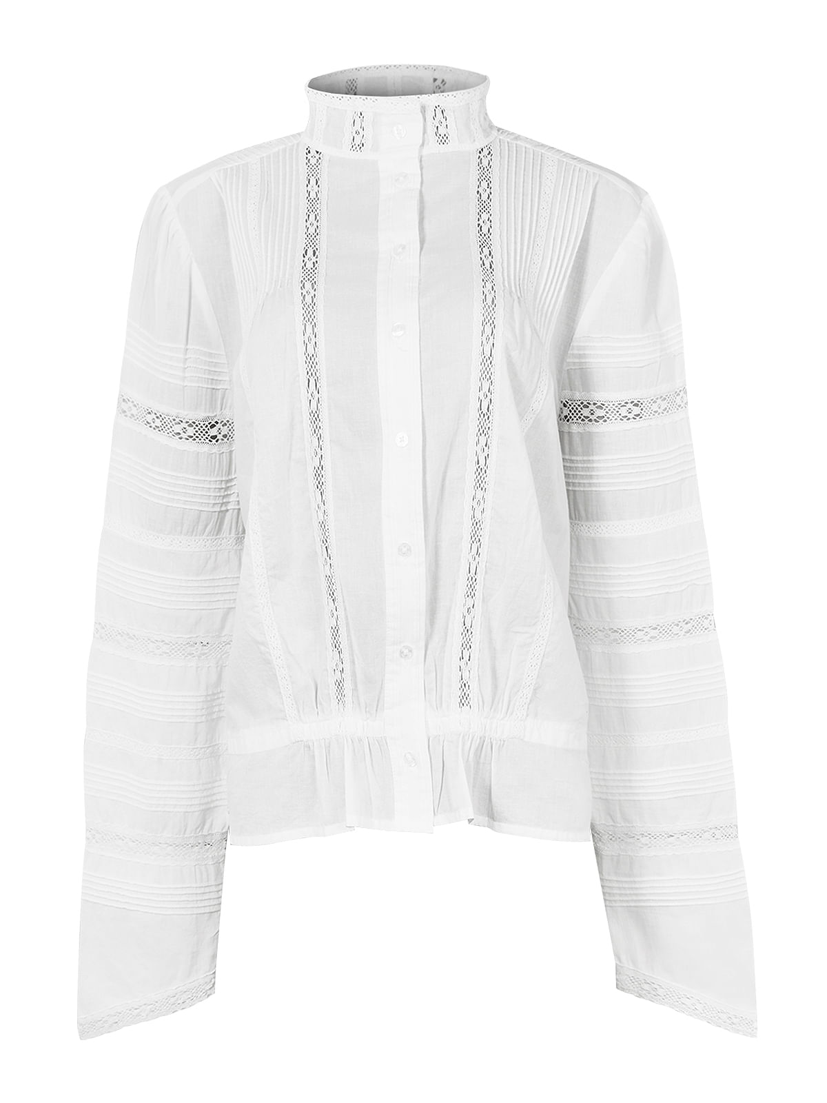 Blusa Algodón Orgánico Mujer Creta Blanco Rockford