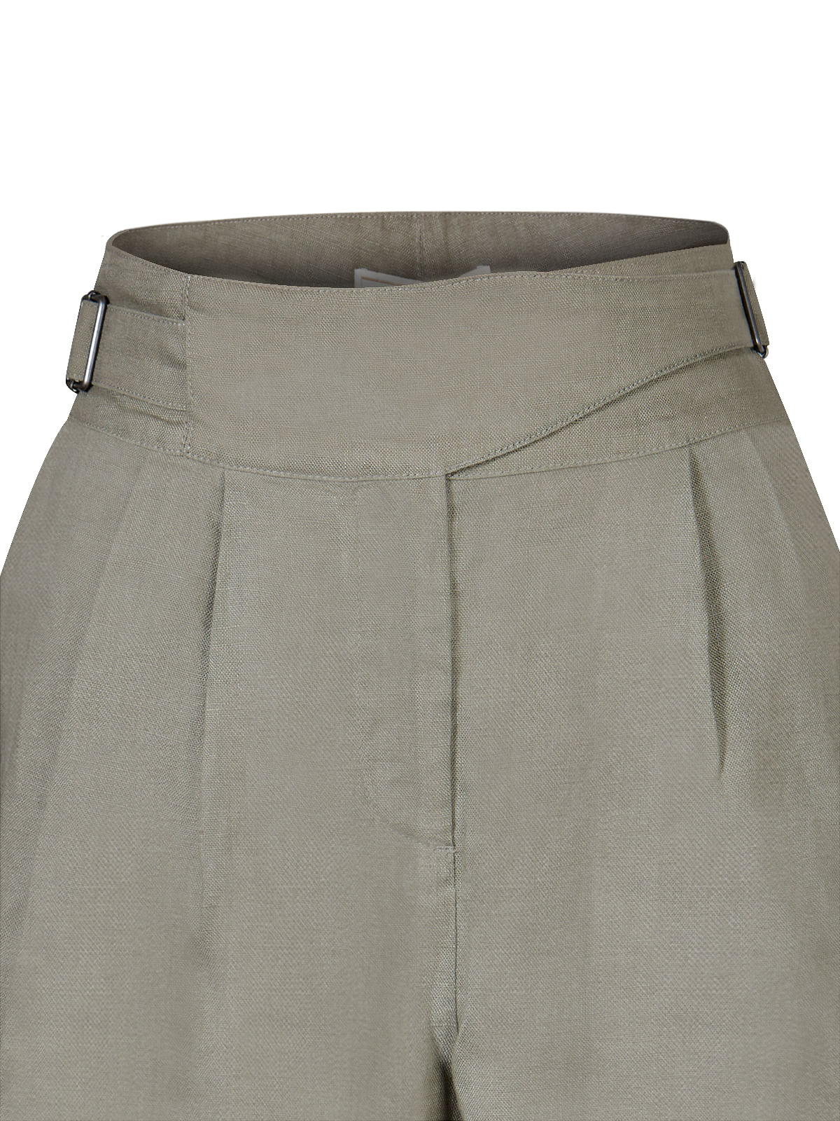 Short Lino Orgánico Mujer Anoum Oliva Rockford