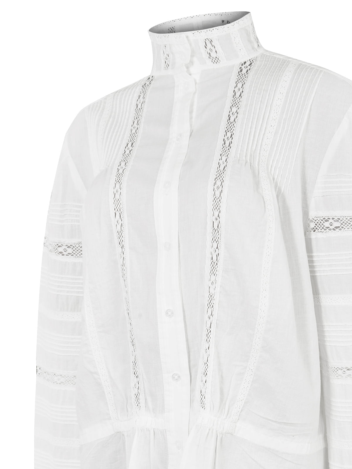 Blusa Algodón Orgánico Mujer Creta Blanco Rockford