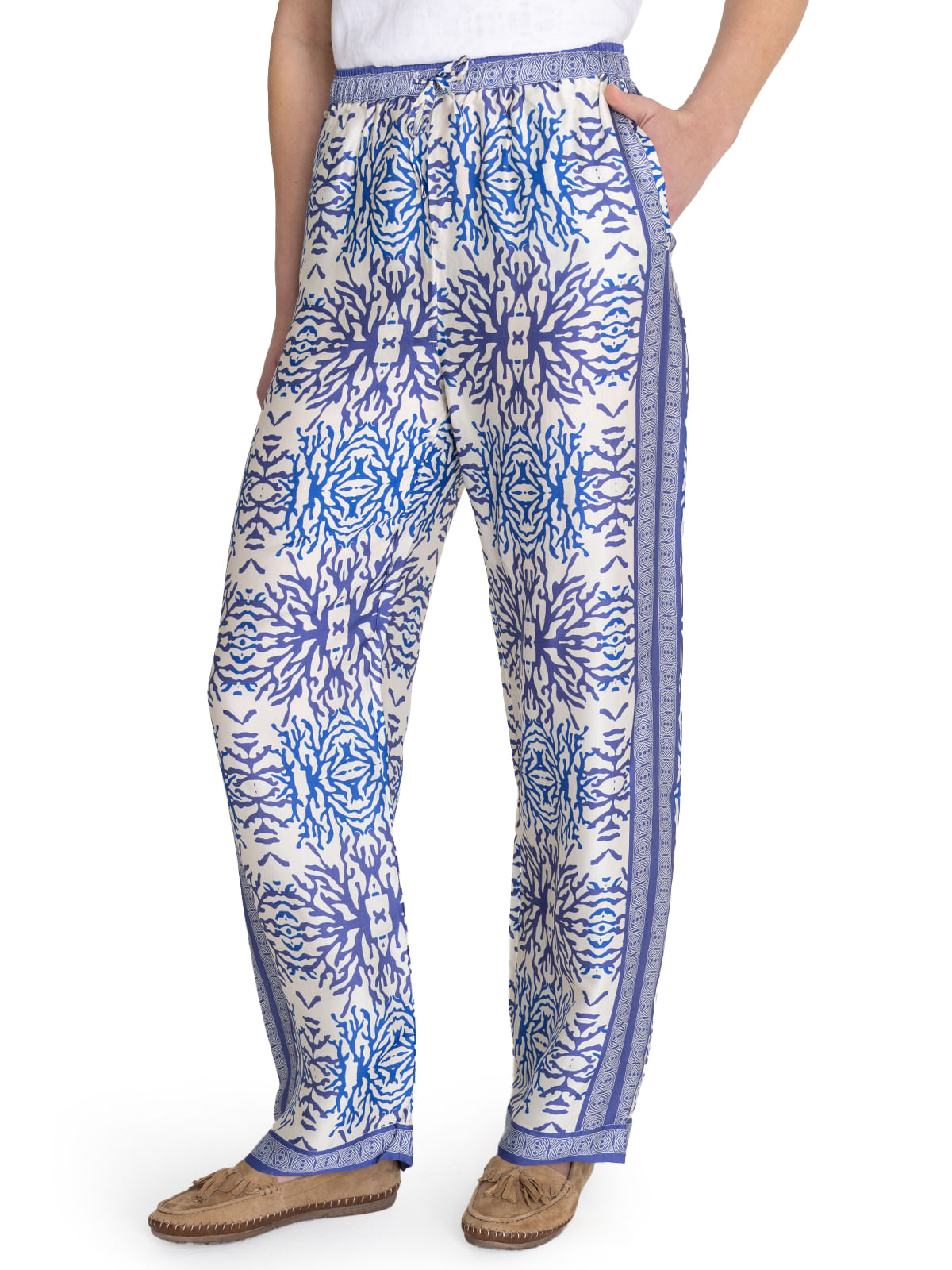 Pantalón Rayón Mujer Paloma Morado Rockford
