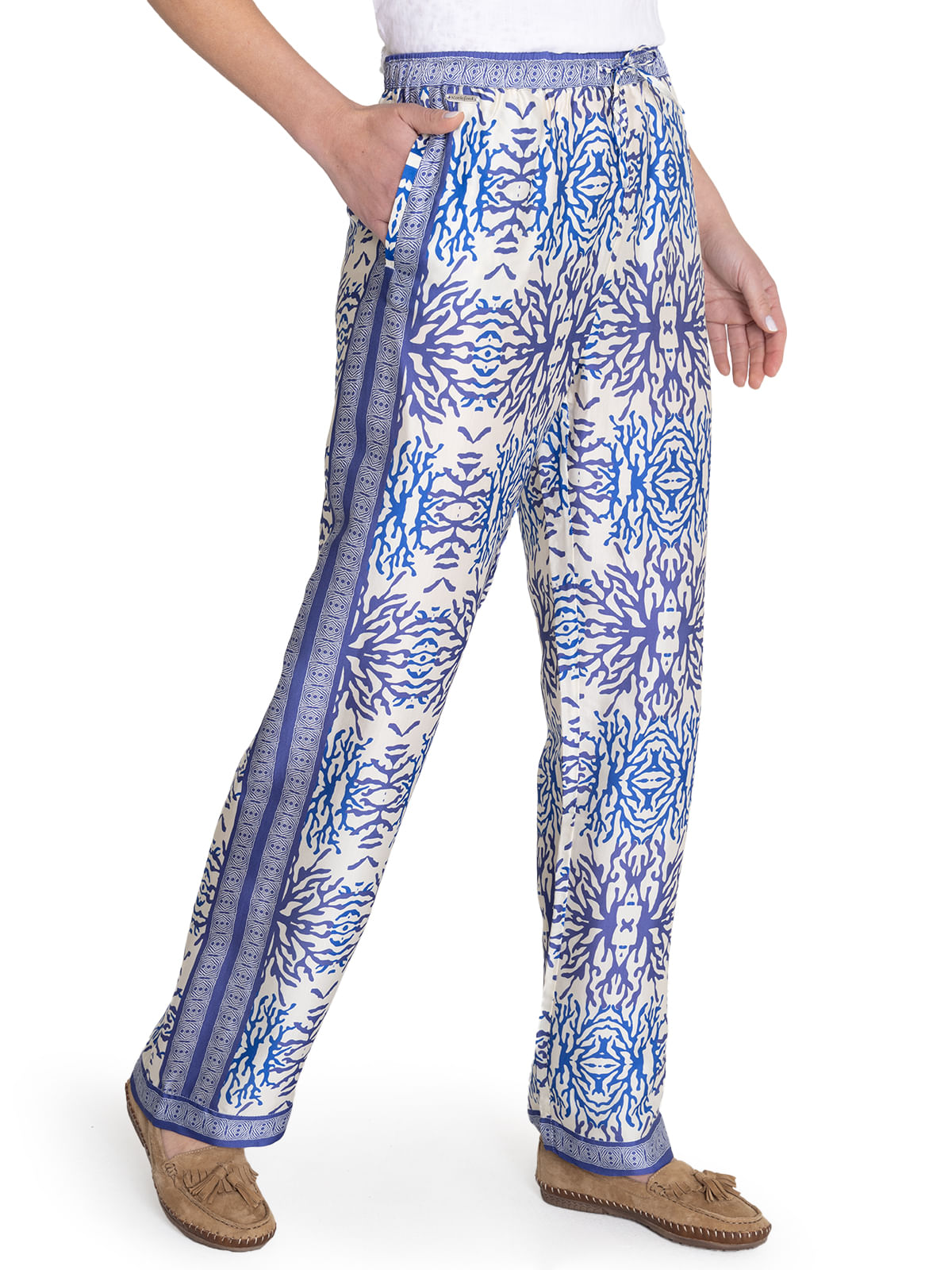 Pantalón Rayón Mujer Paloma Morado Rockford