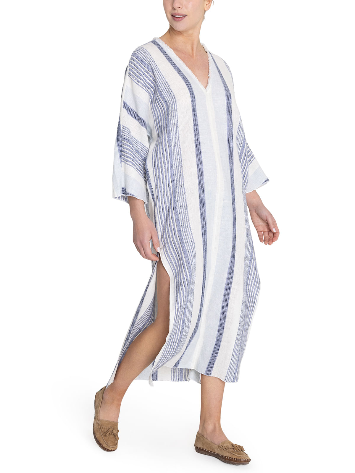 Túnica Algodón Orgánico Mujer Kala Azul Rockford