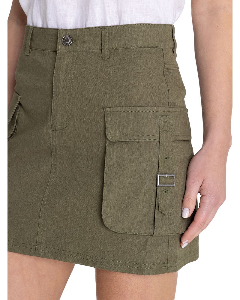 Falda-Algodon-Organico-Mujer-Sandal-Verde-Rockford