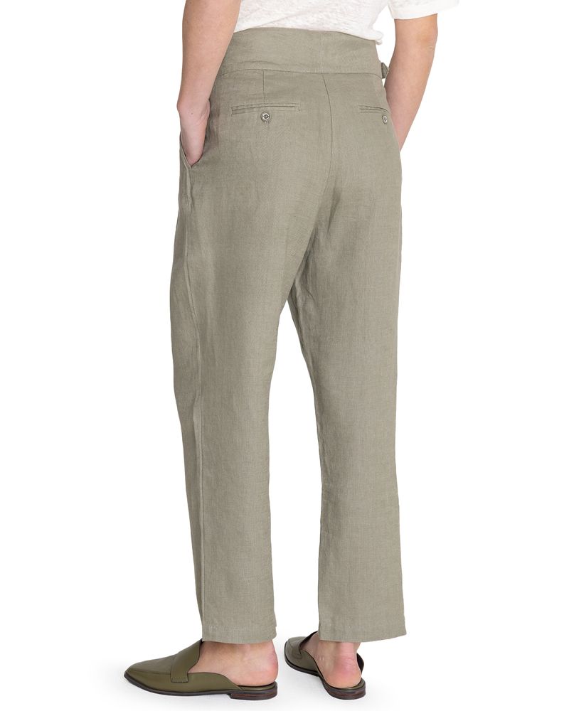 Pantalon-Lino-Organico-Mujer-Ava-Verde-Rockford