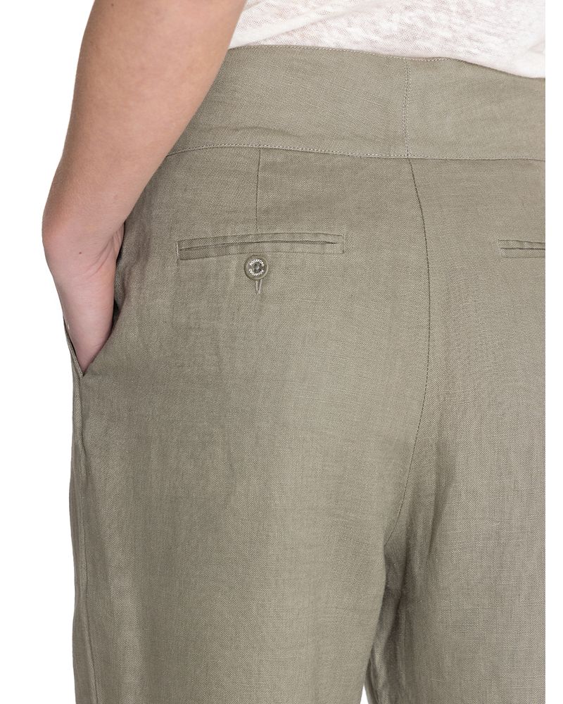 Pantalon-Lino-Organico-Mujer-Ava-Verde-Rockford