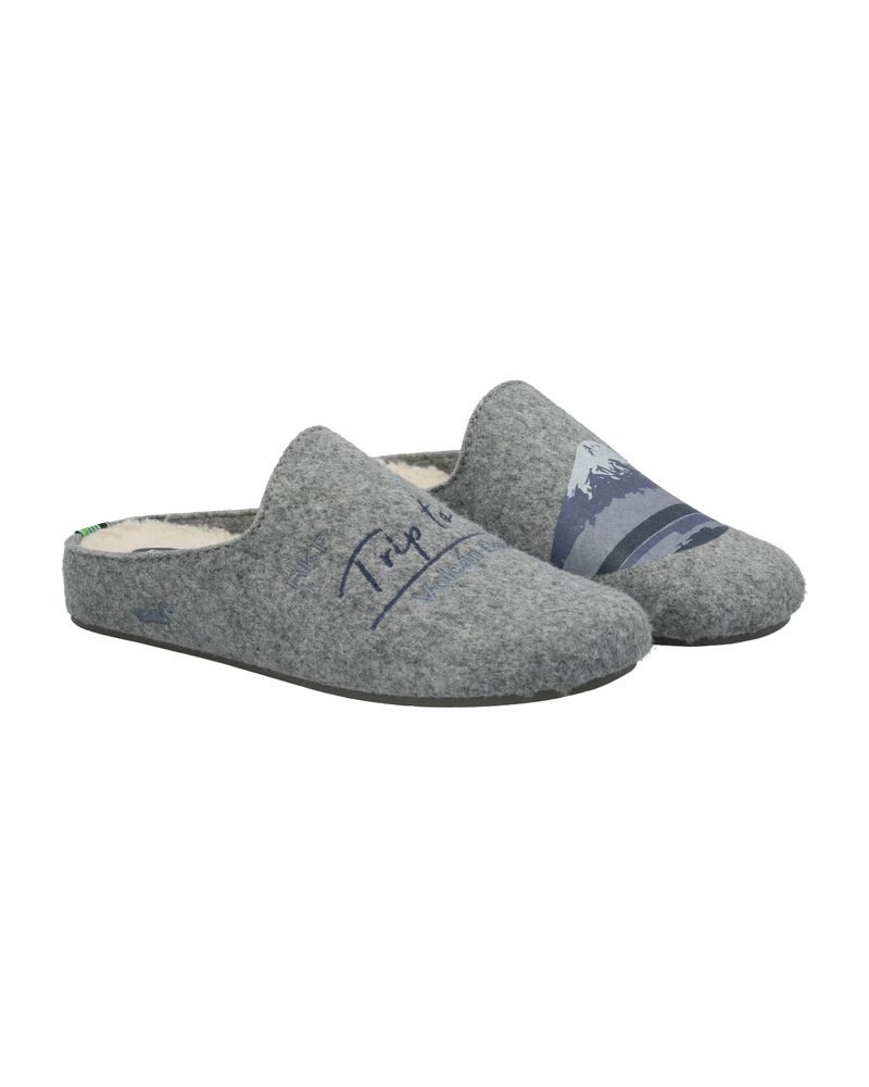 Pantufla-Fibras-Recicladas-Unisex-Slipper-Volcan-Gris-Rockford