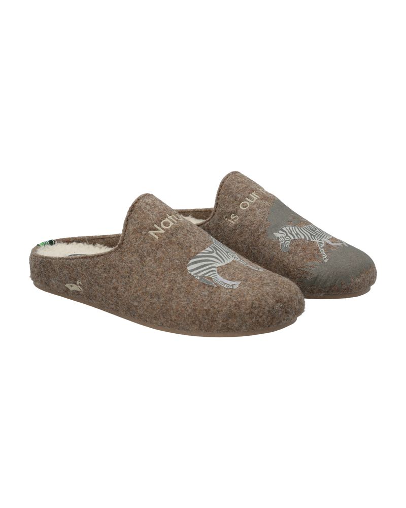 Pantufla-Fibras-Recicladas-Unisex-Slipper-Zebra-Cafe-Rockford