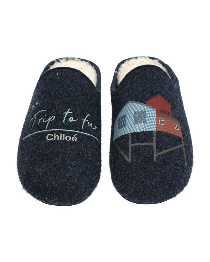 Pantufla-Fibras-Recicladas-Unisex-Slipper-Chiloe-Azul-Rockford